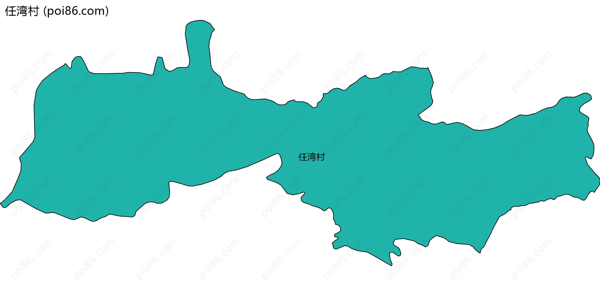 任湾村边界地图