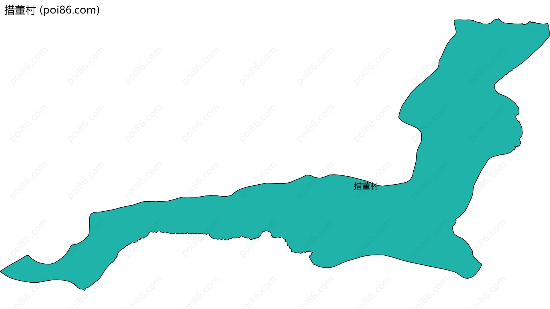 措董村边界地图