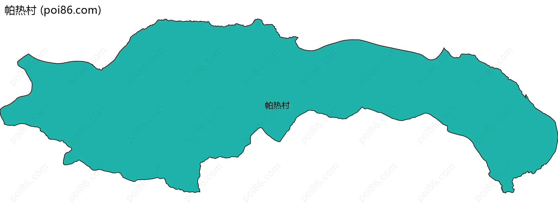 帕热村边界地图