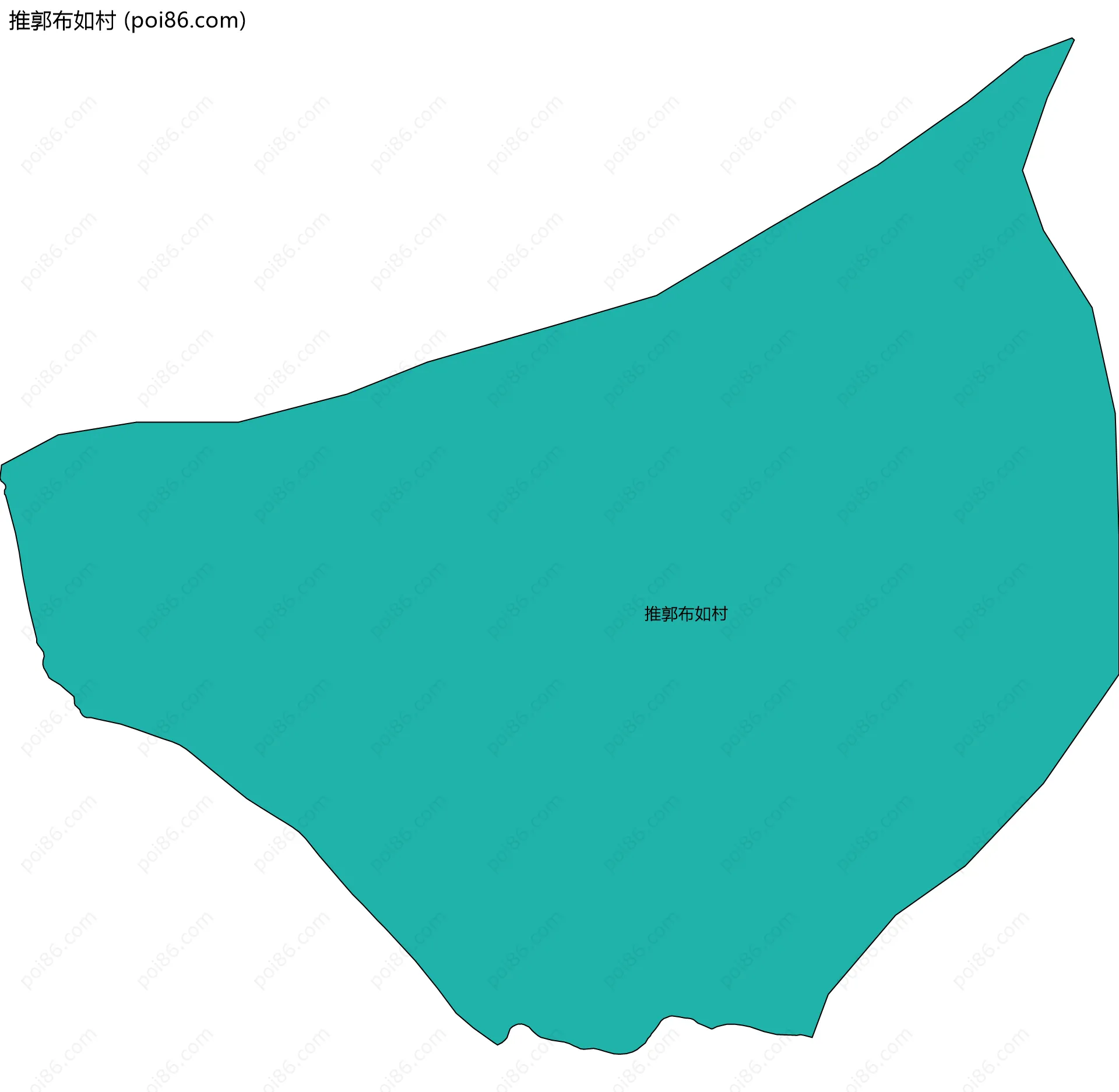 推郭布如村边界地图
