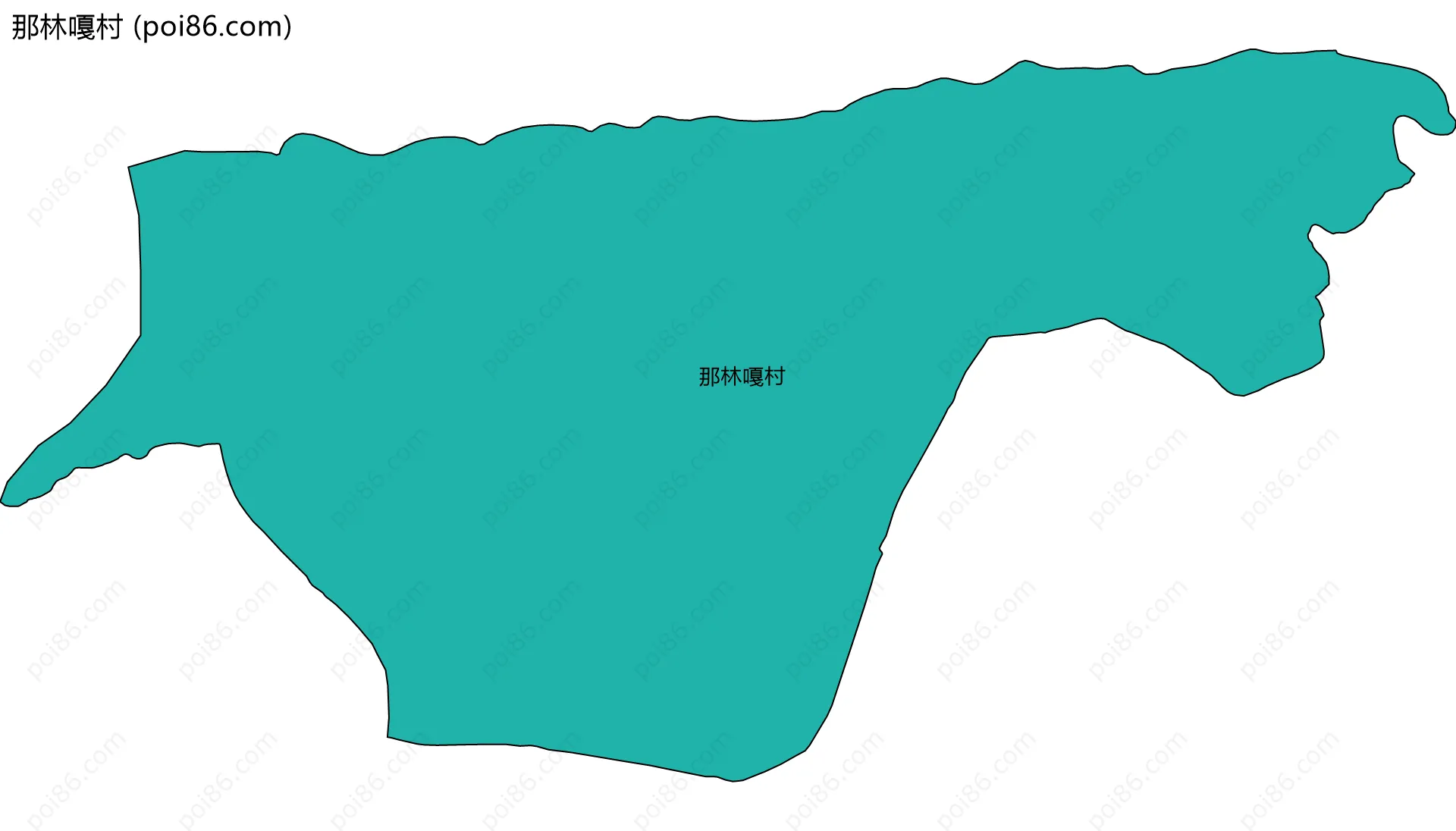 那林嘎村边界地图