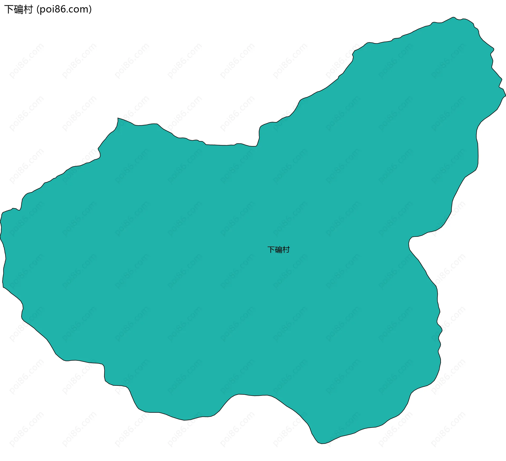 下碥村边界地图
