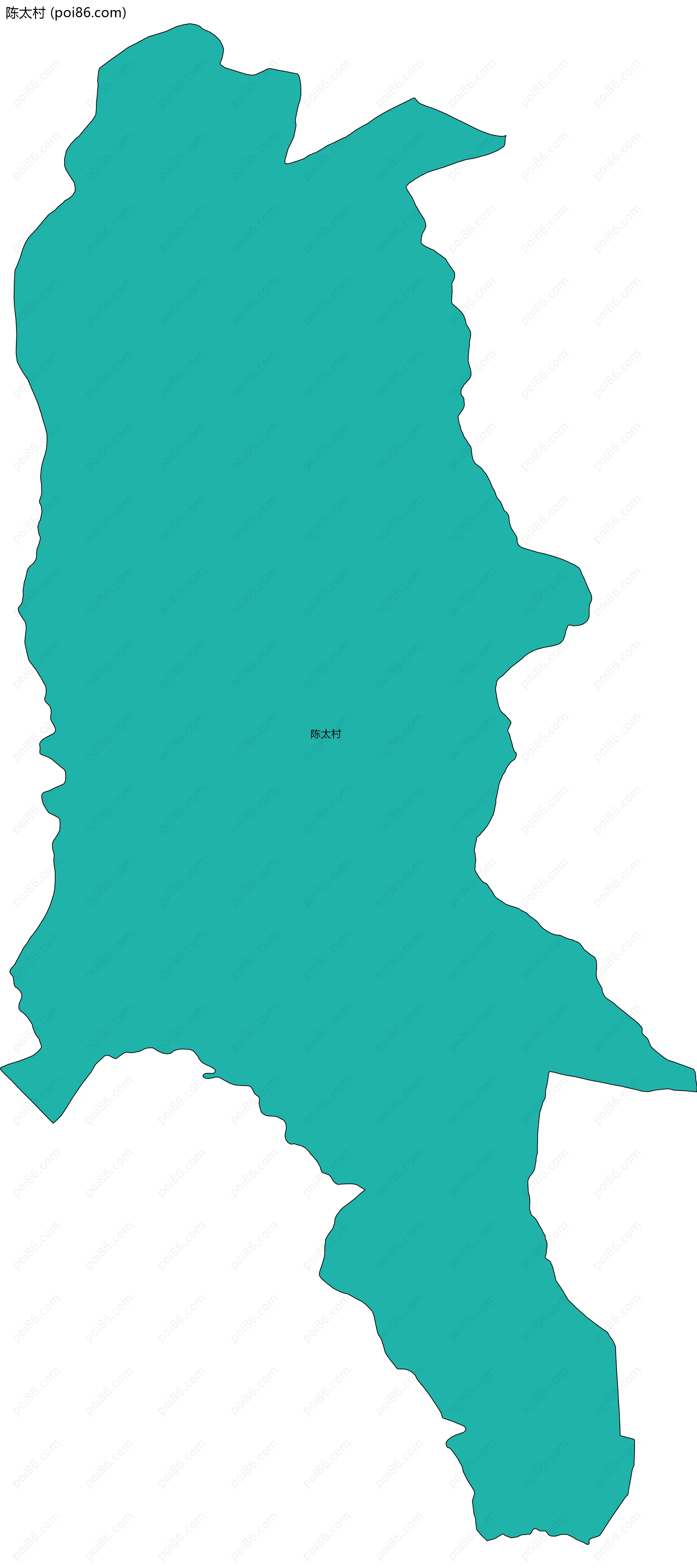 陈太村边界地图