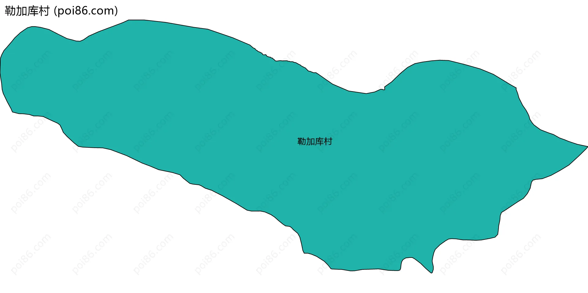 勒加库村边界地图