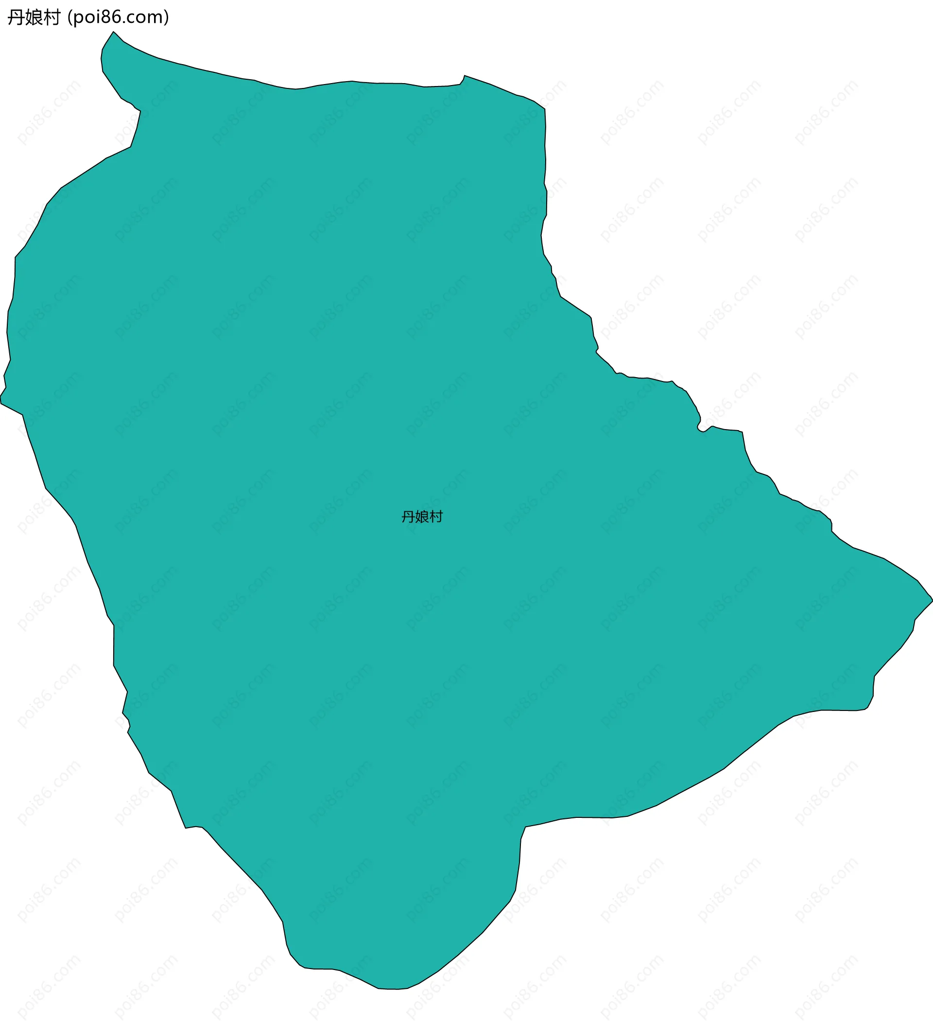 丹娘村边界地图