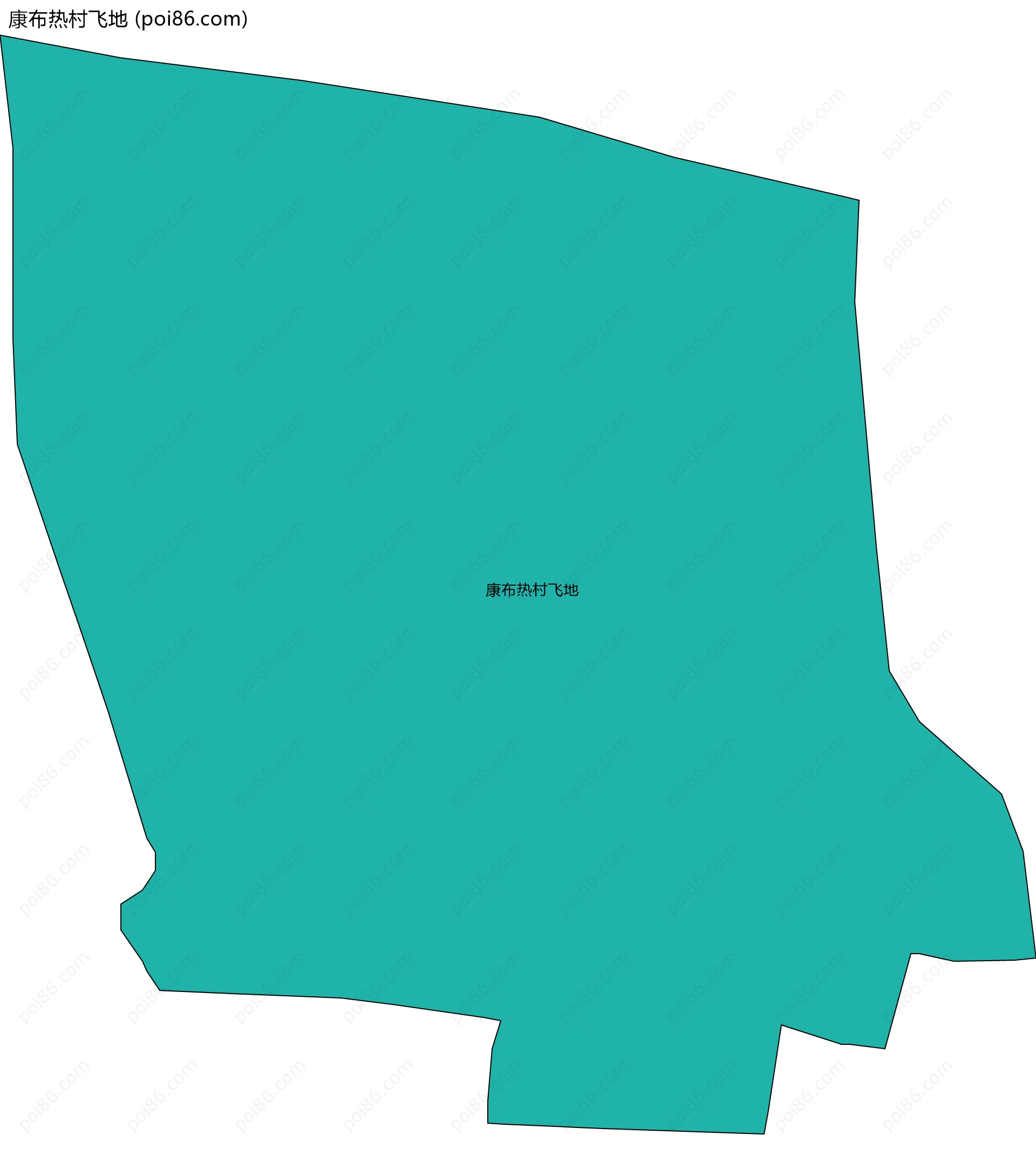 康布热村飞地边界地图