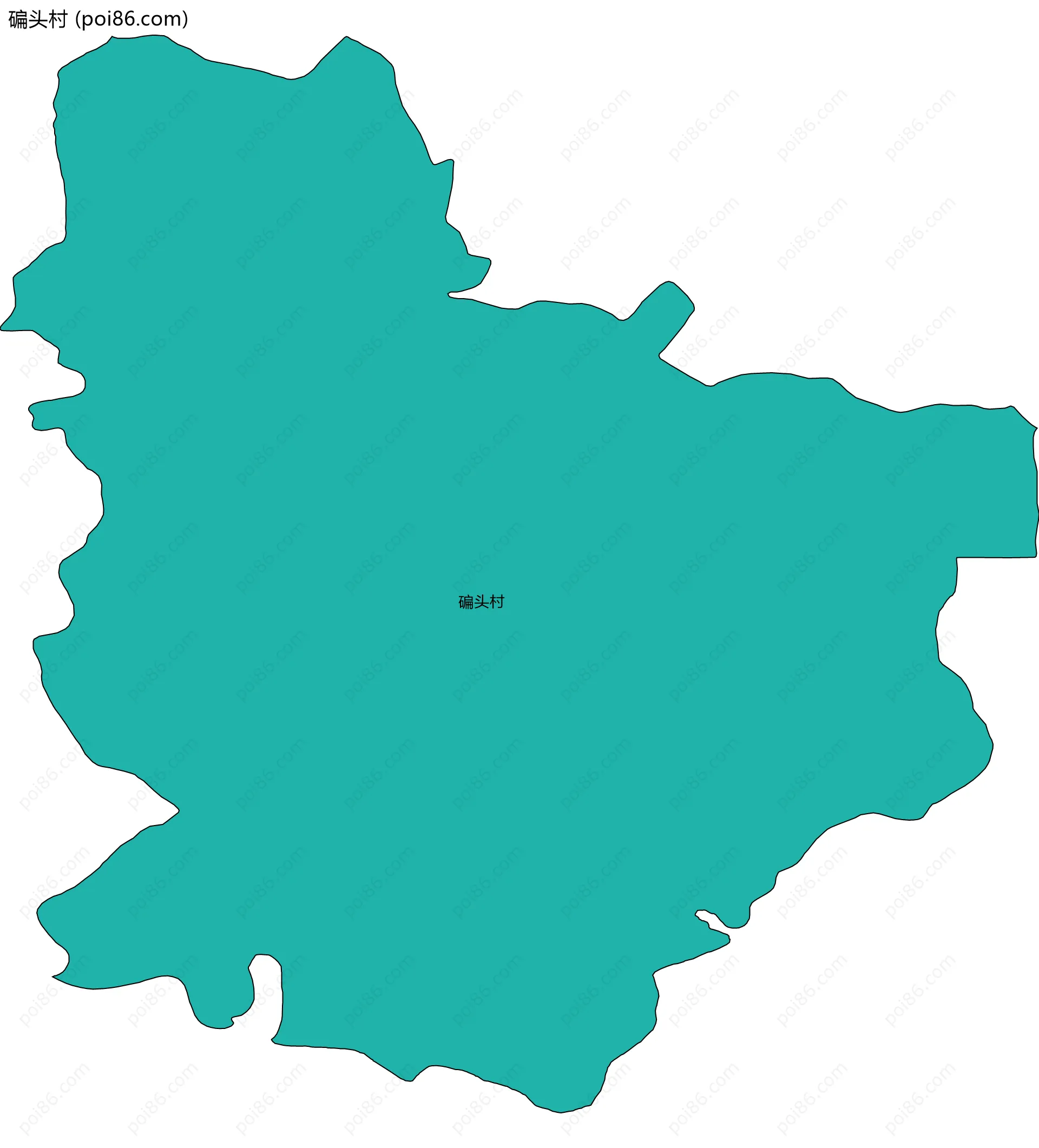 碥头村边界地图