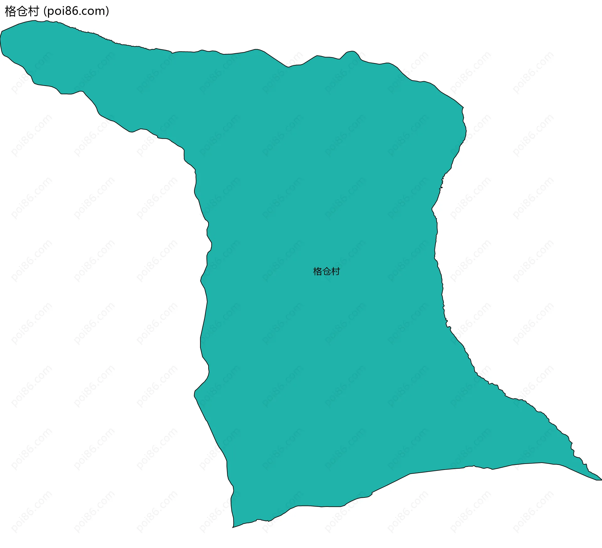 格仓村边界地图