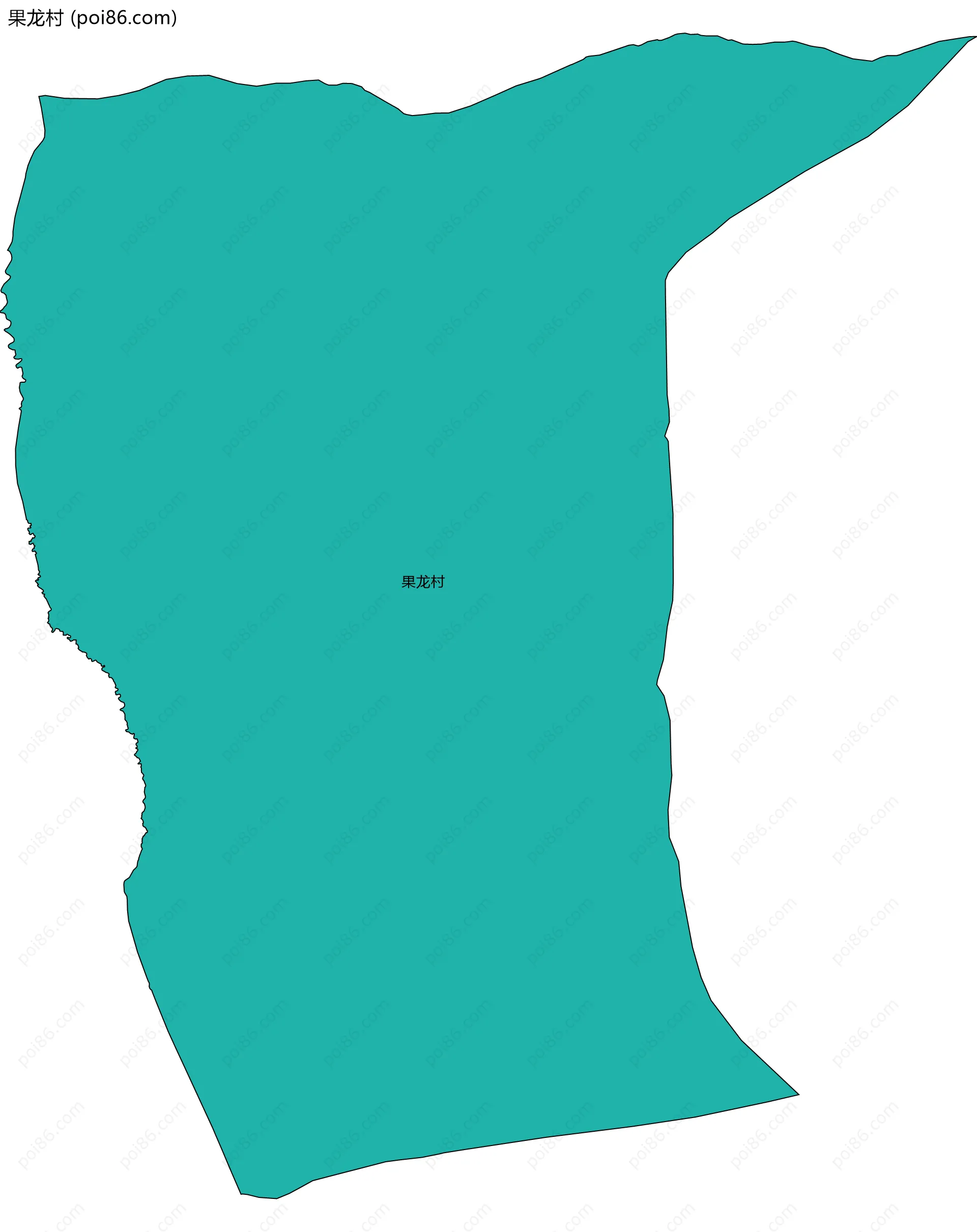 果龙村边界地图