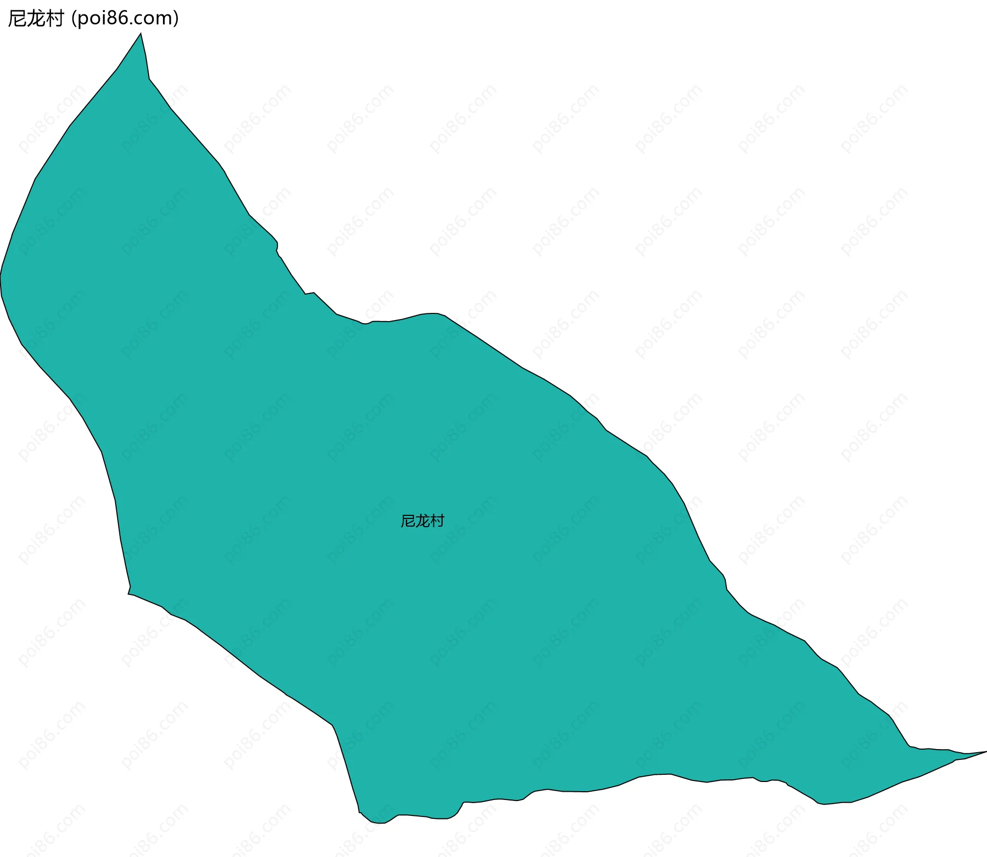 尼龙村边界地图