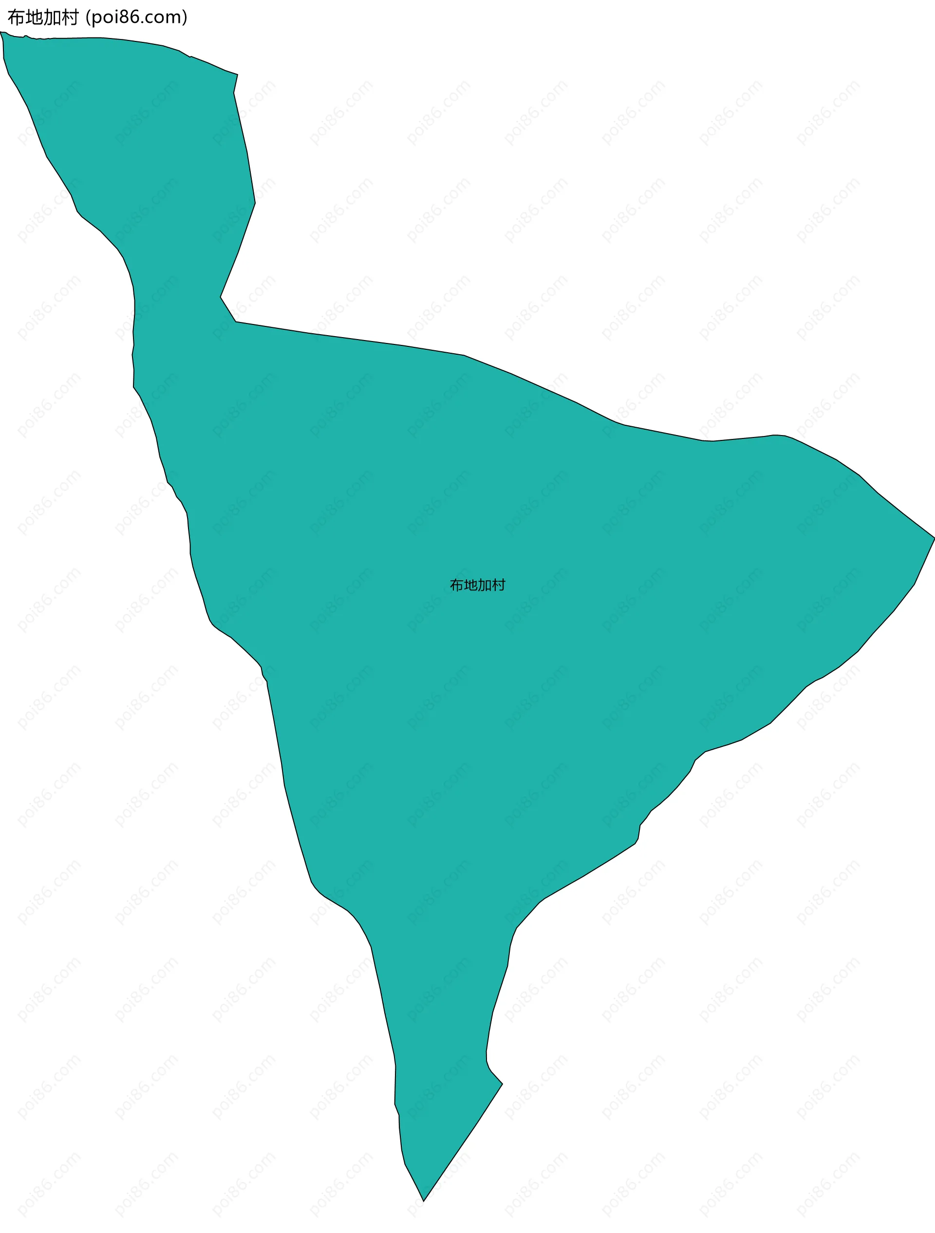 布地加村边界地图