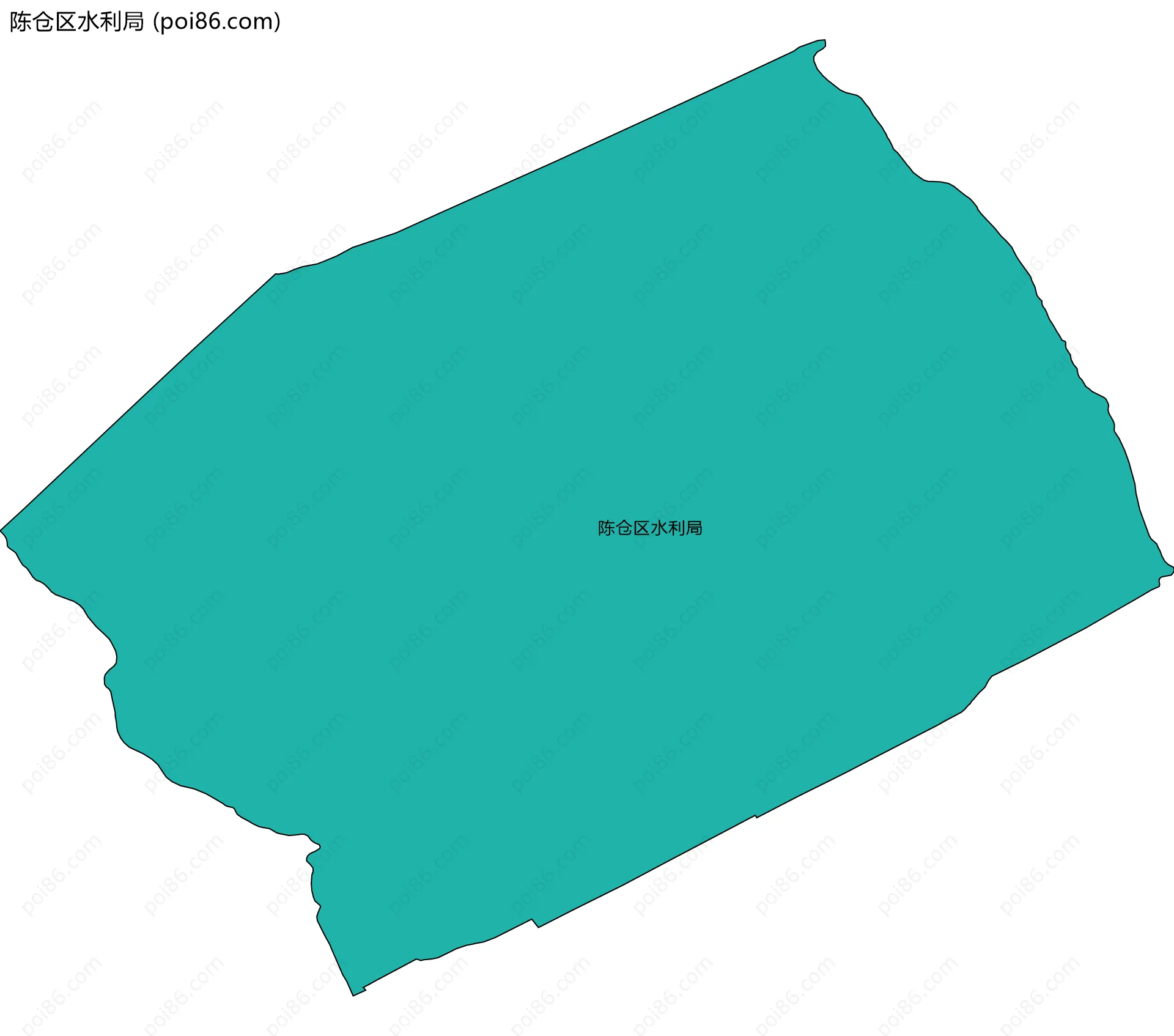 陈仓区水利局边界地图
