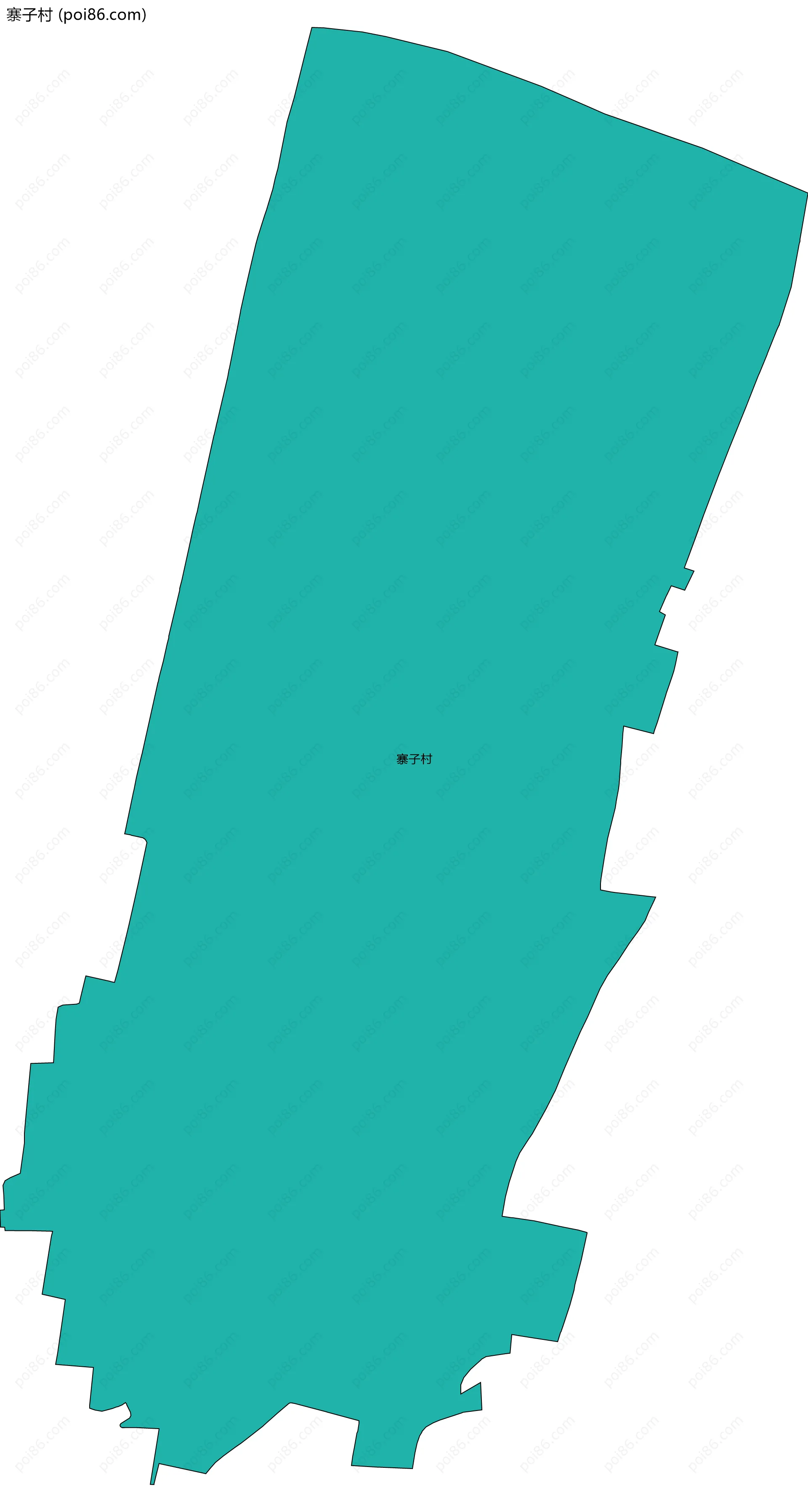 寨子村边界地图