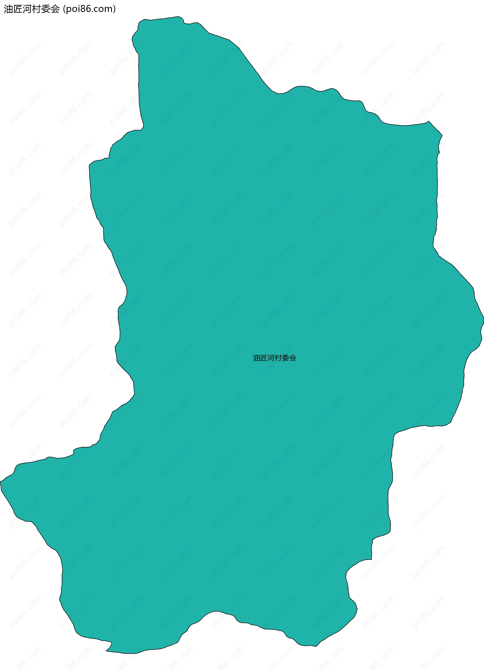 油匠河村委会边界地图