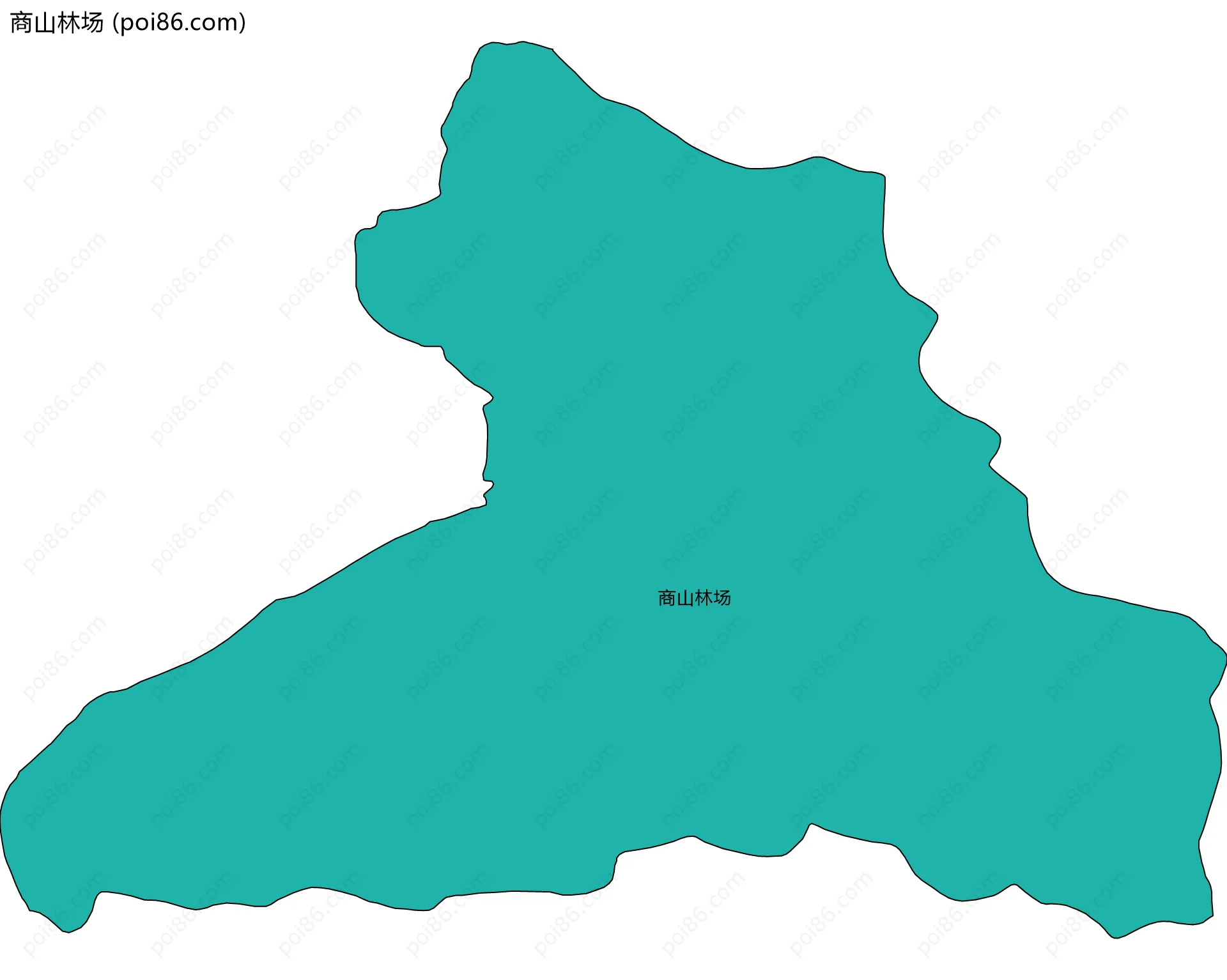 商山林场边界地图