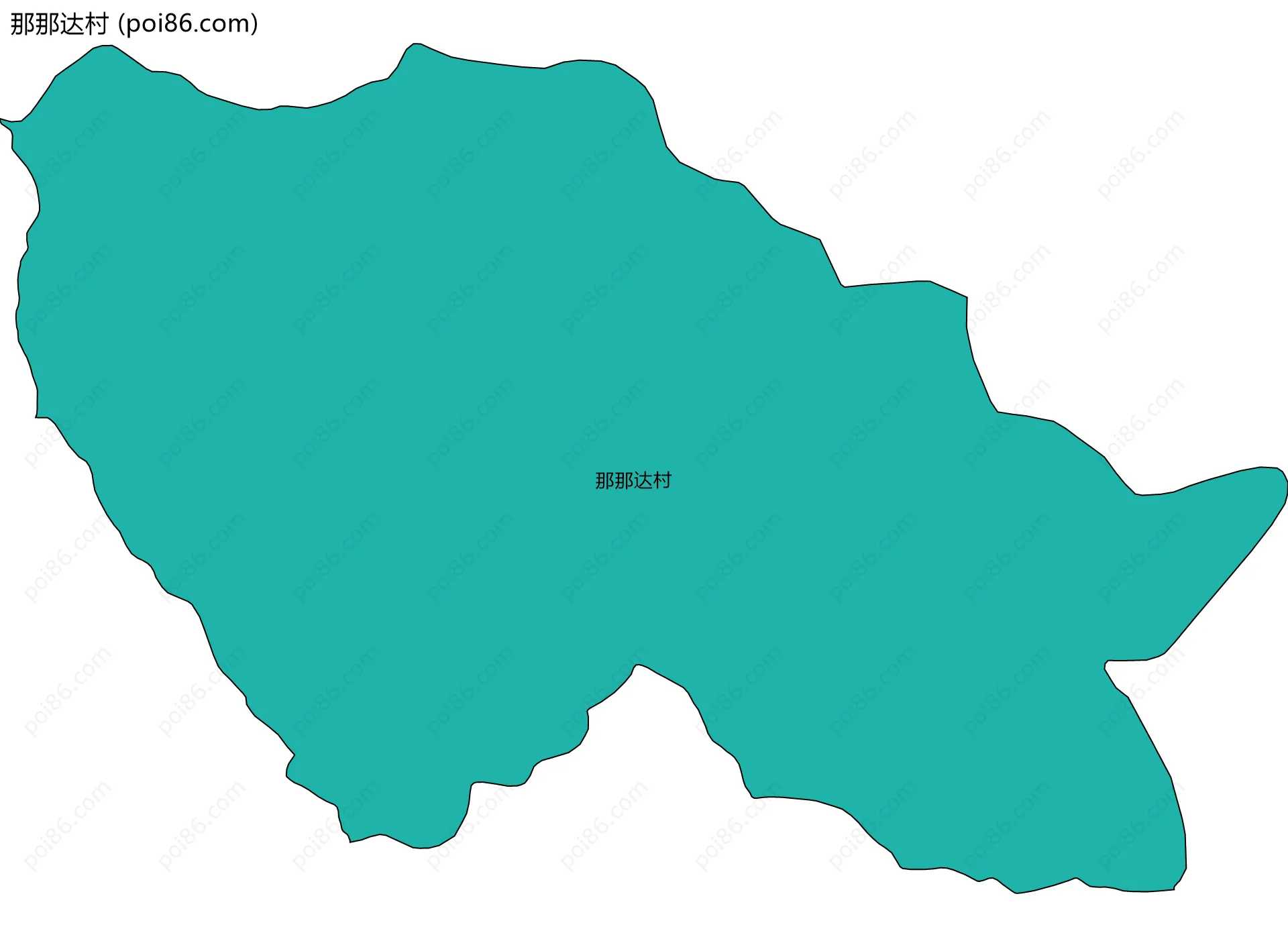 那那达村边界地图