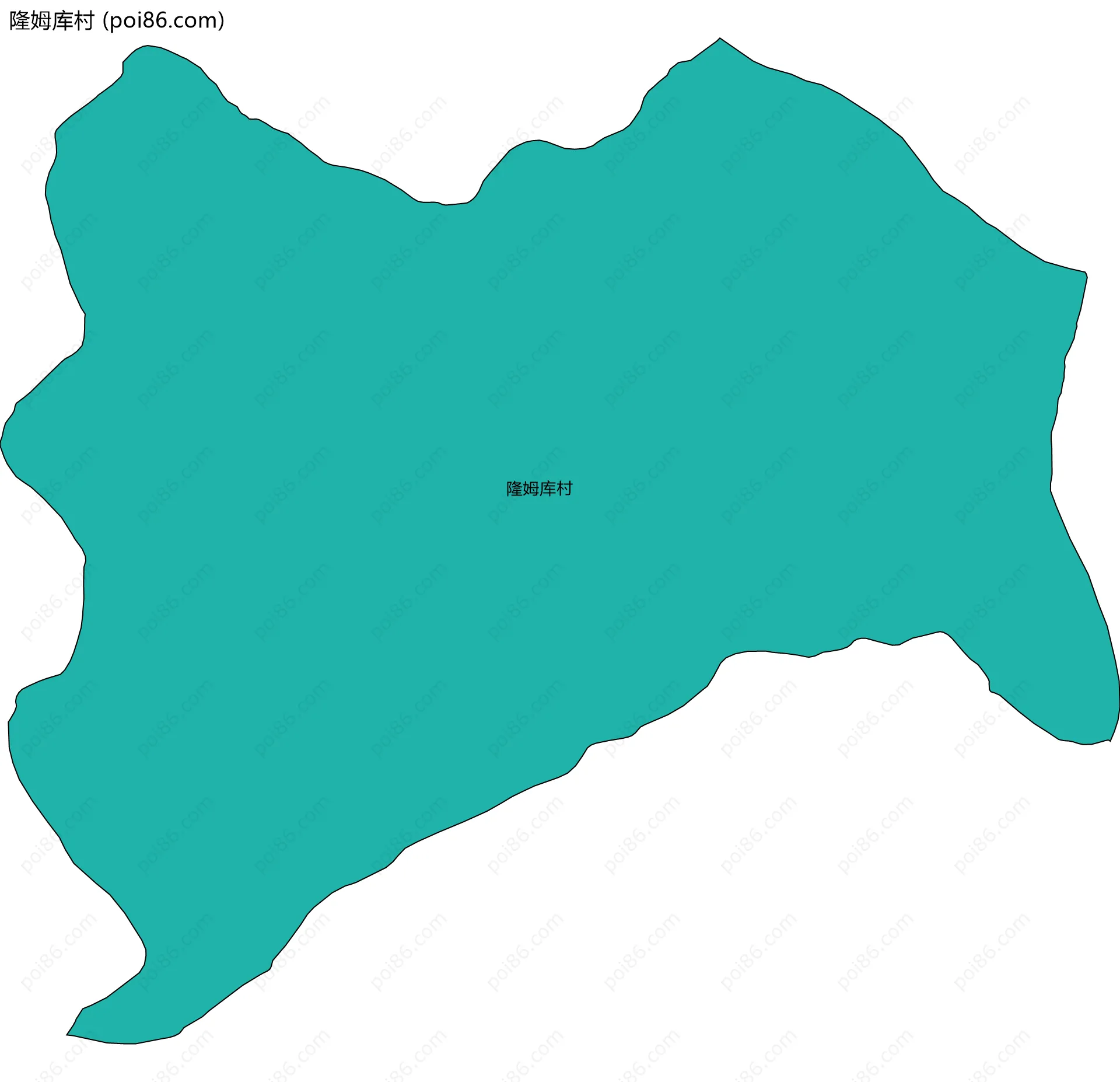 隆姆库村边界地图