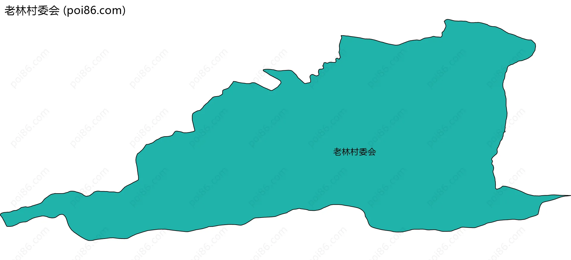 老林村委会边界地图
