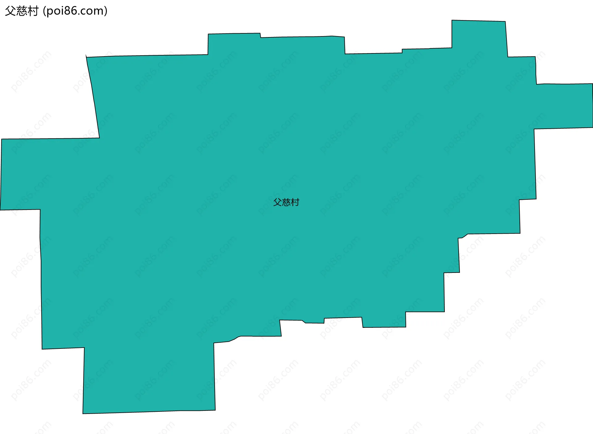 父慈村边界地图