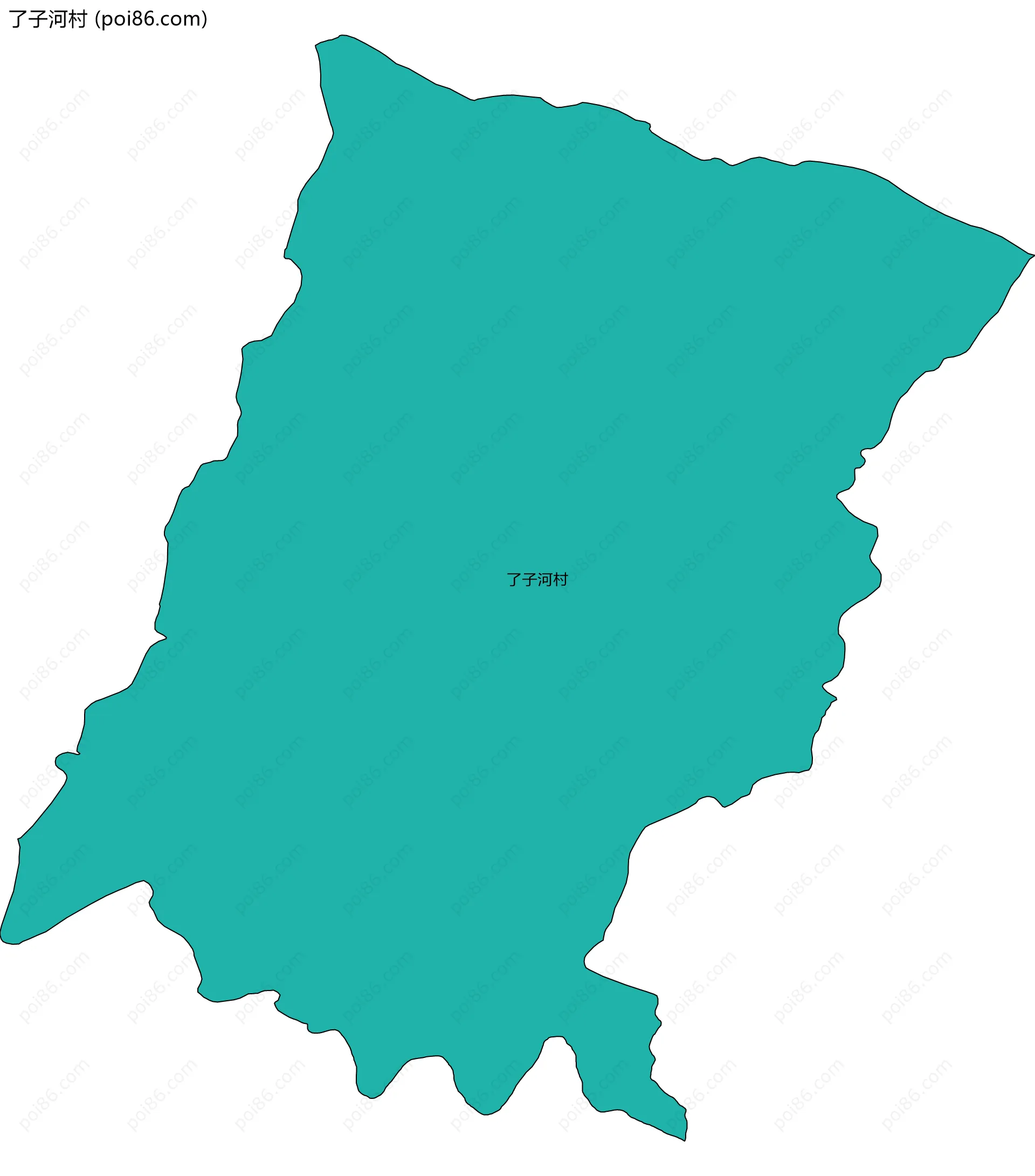 了子河村边界地图