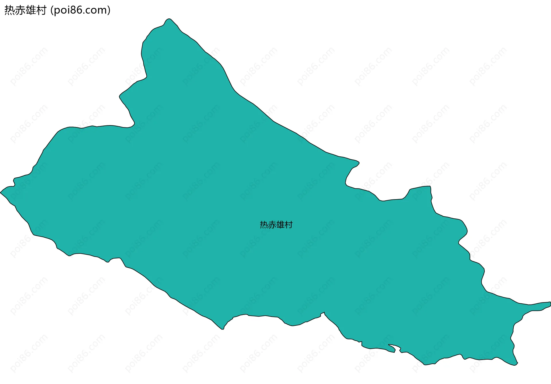 热赤雄村边界地图
