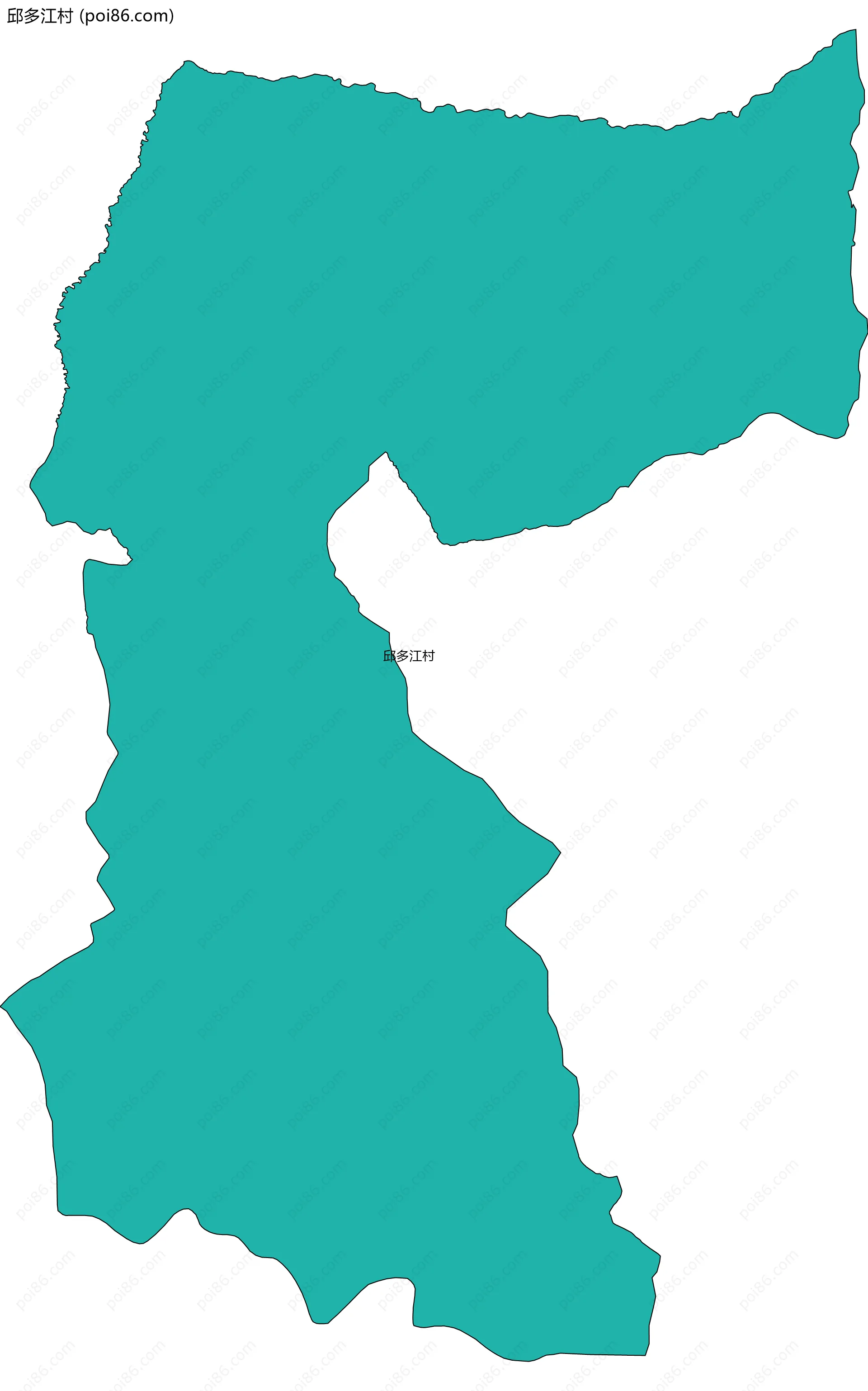 邱多江村边界地图
