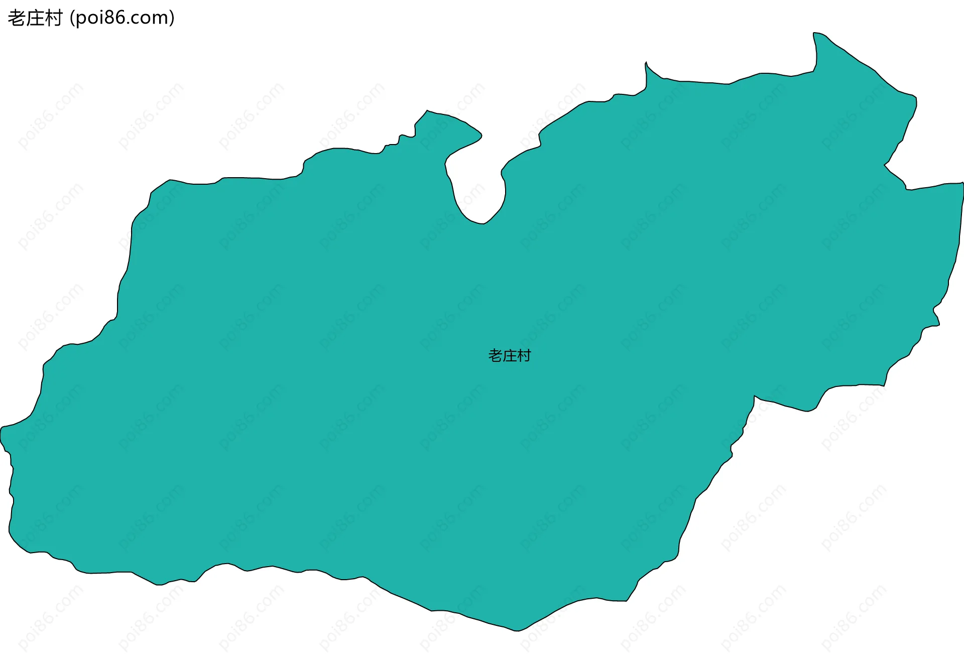 老庄村边界地图