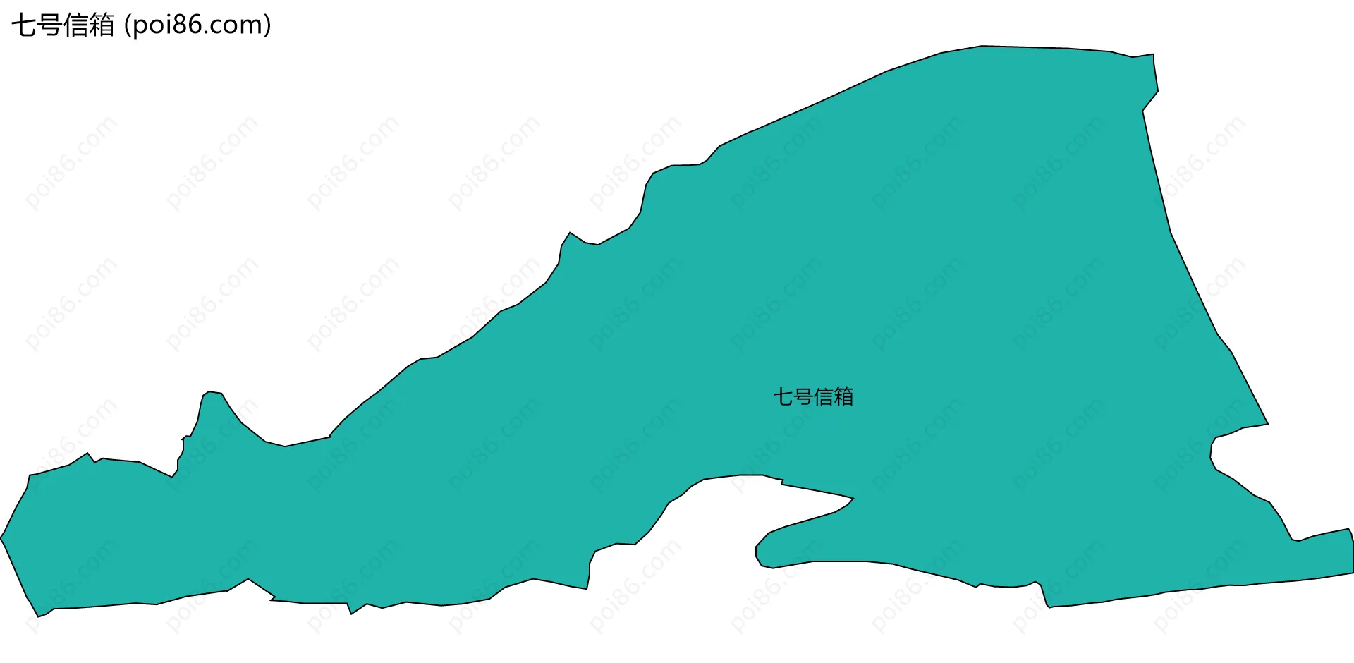 七号信箱边界地图