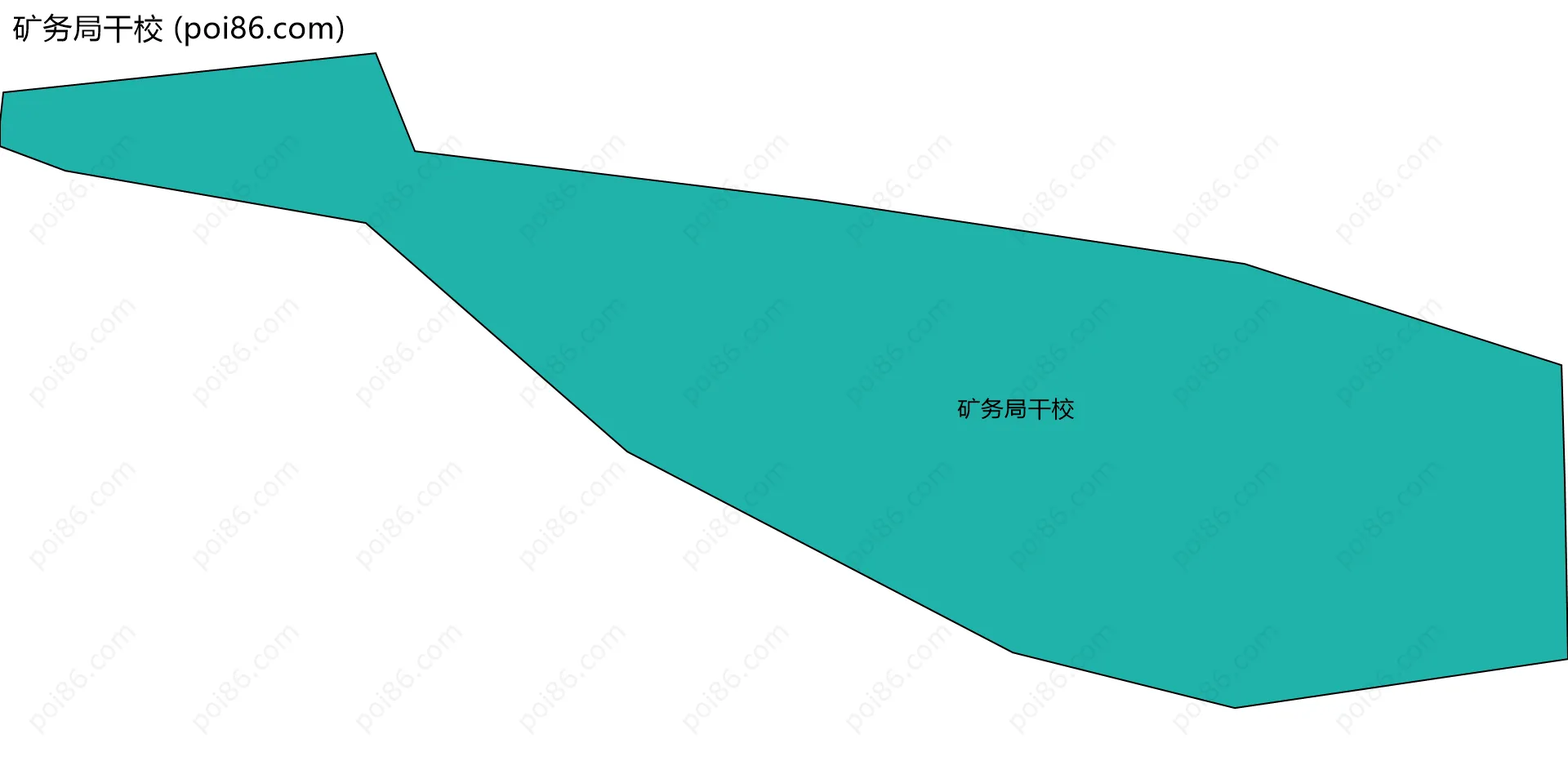 矿务局干校边界地图