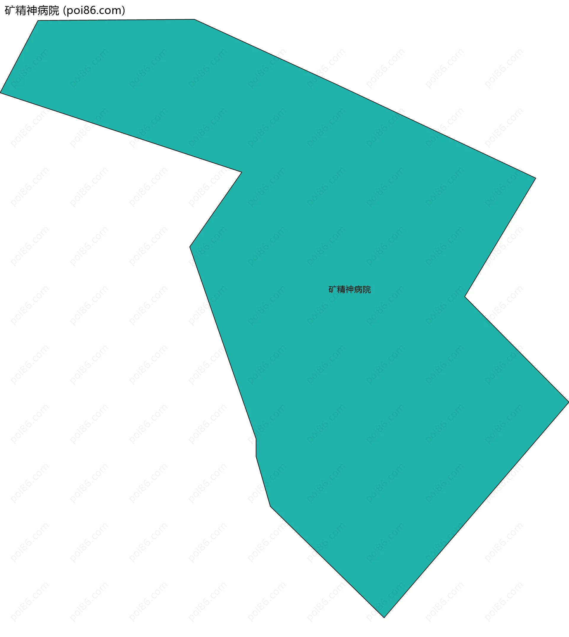 矿精神病院边界地图