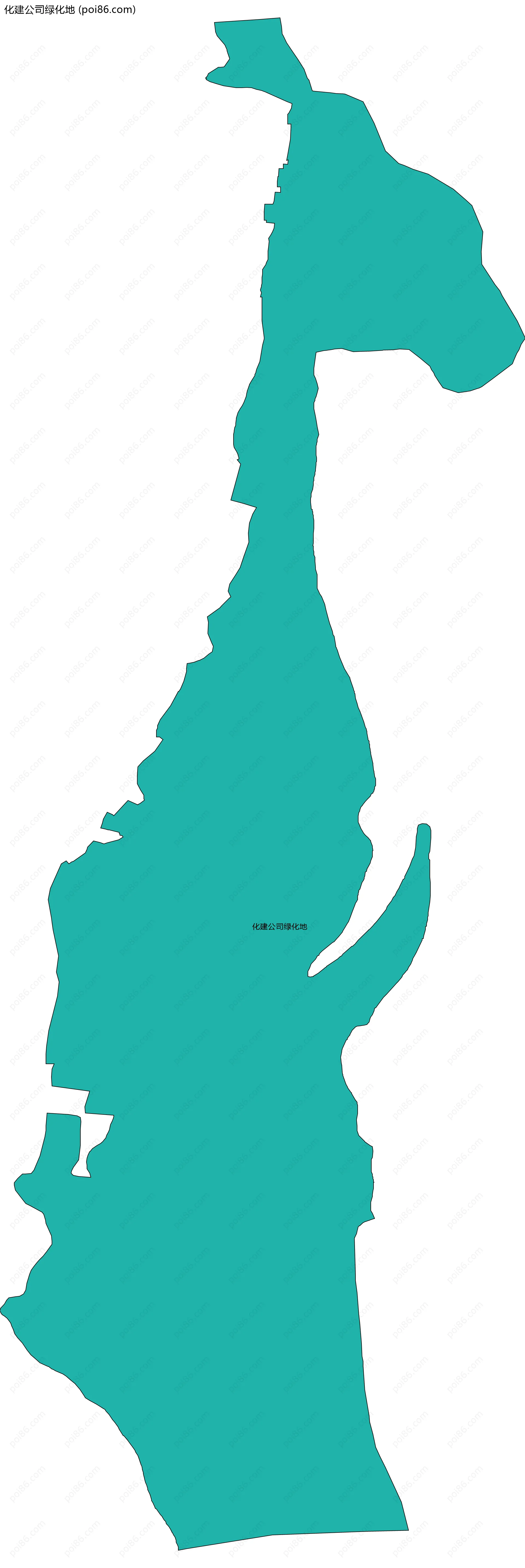 化建公司绿化地边界地图