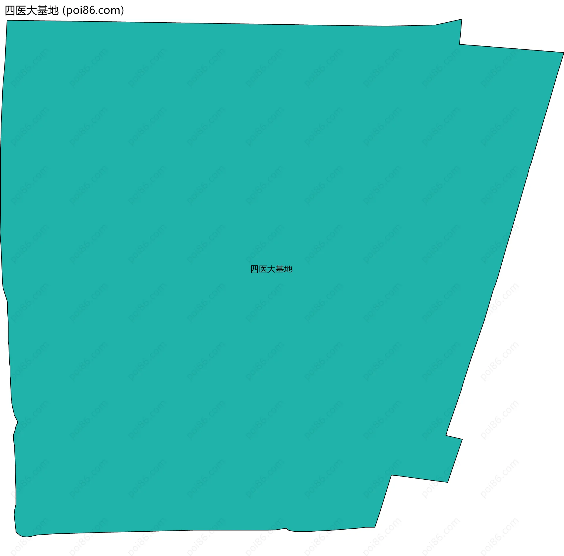 四医大基地边界地图