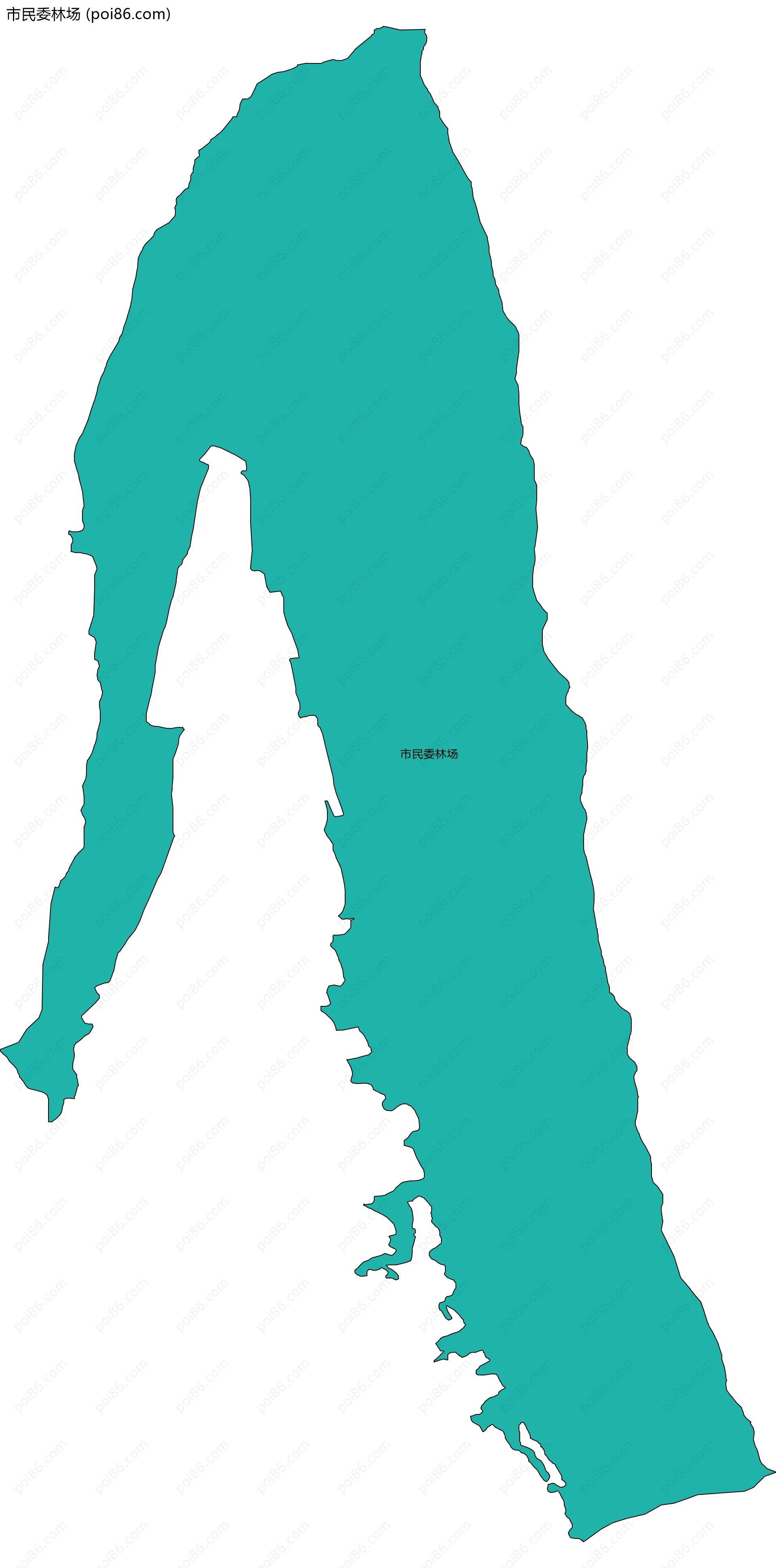 市民委林场边界地图