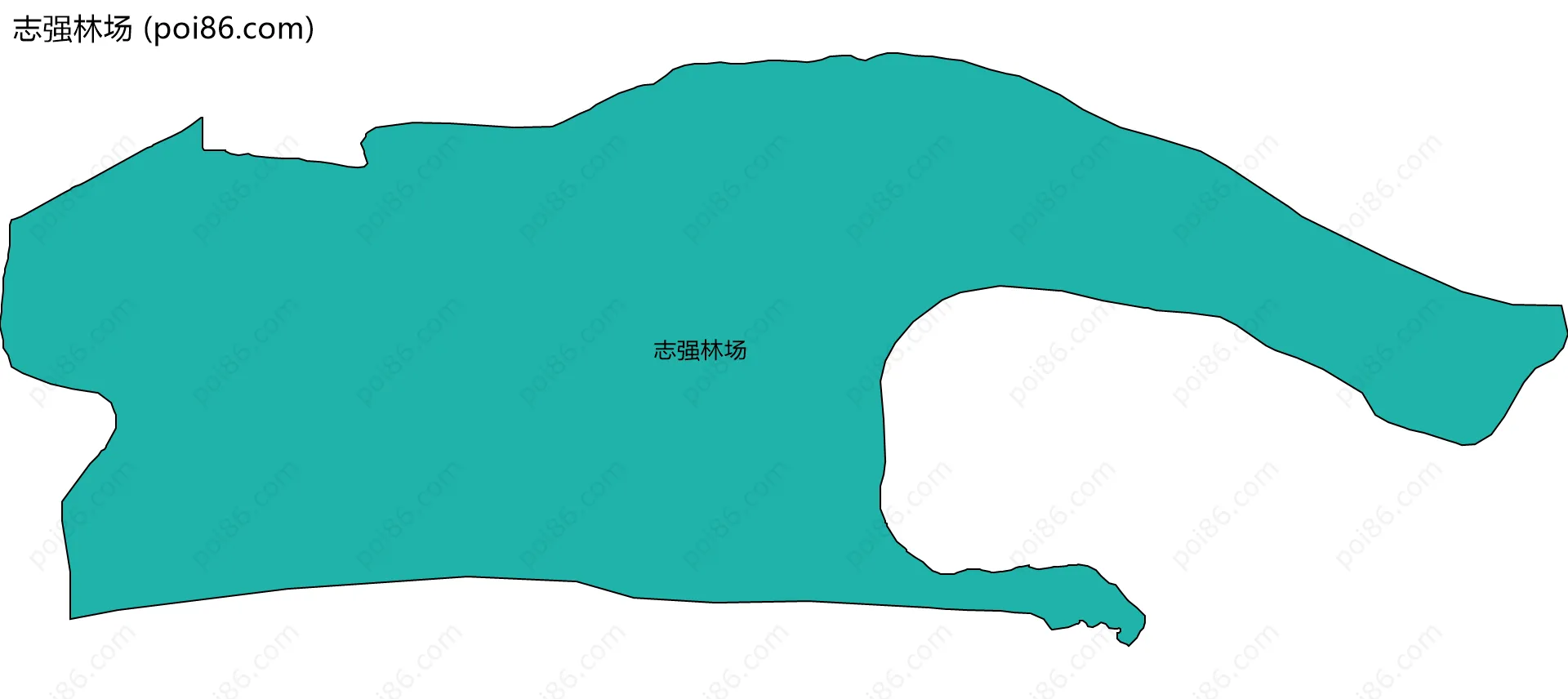 志强林场边界地图