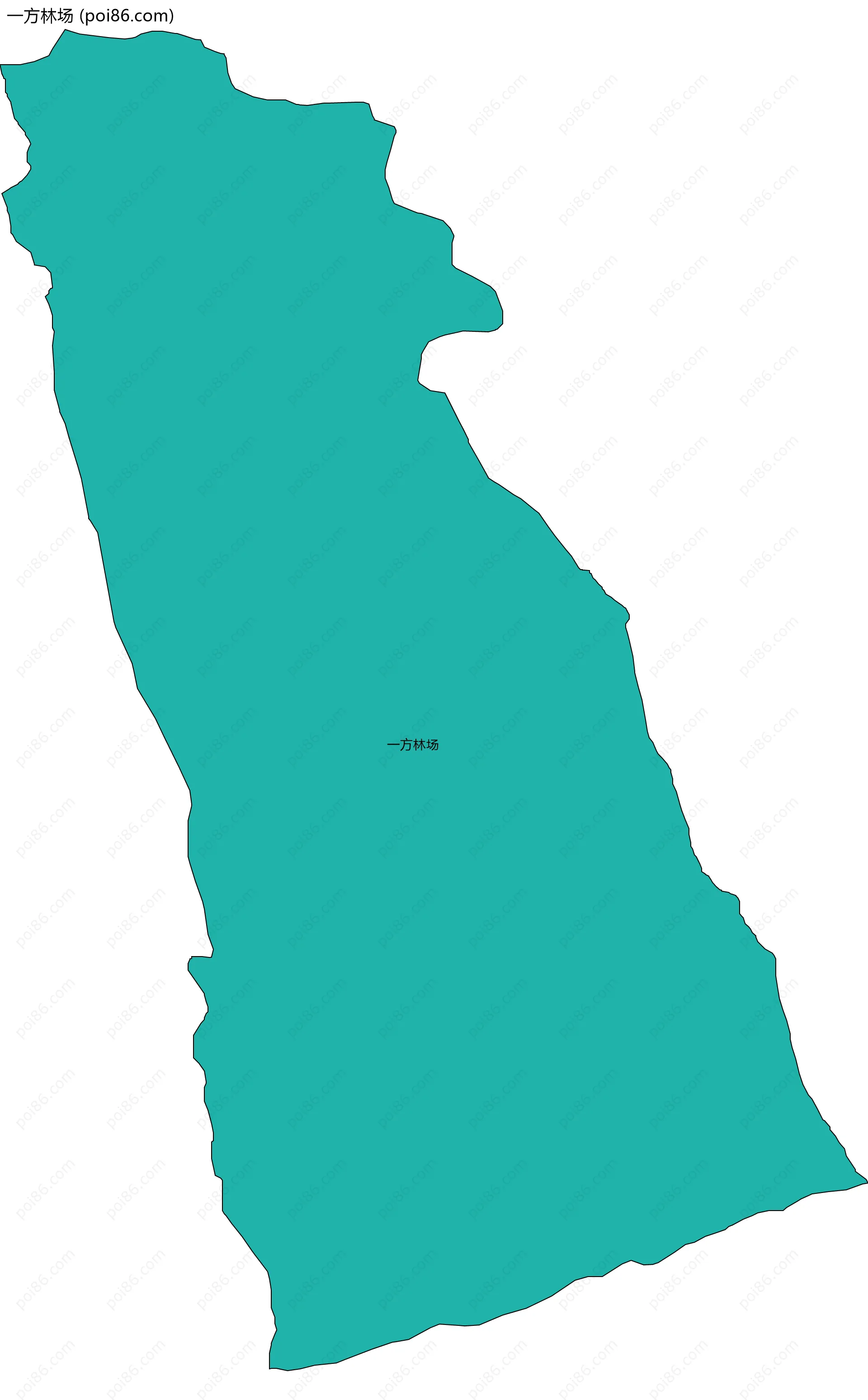 一方林场边界地图