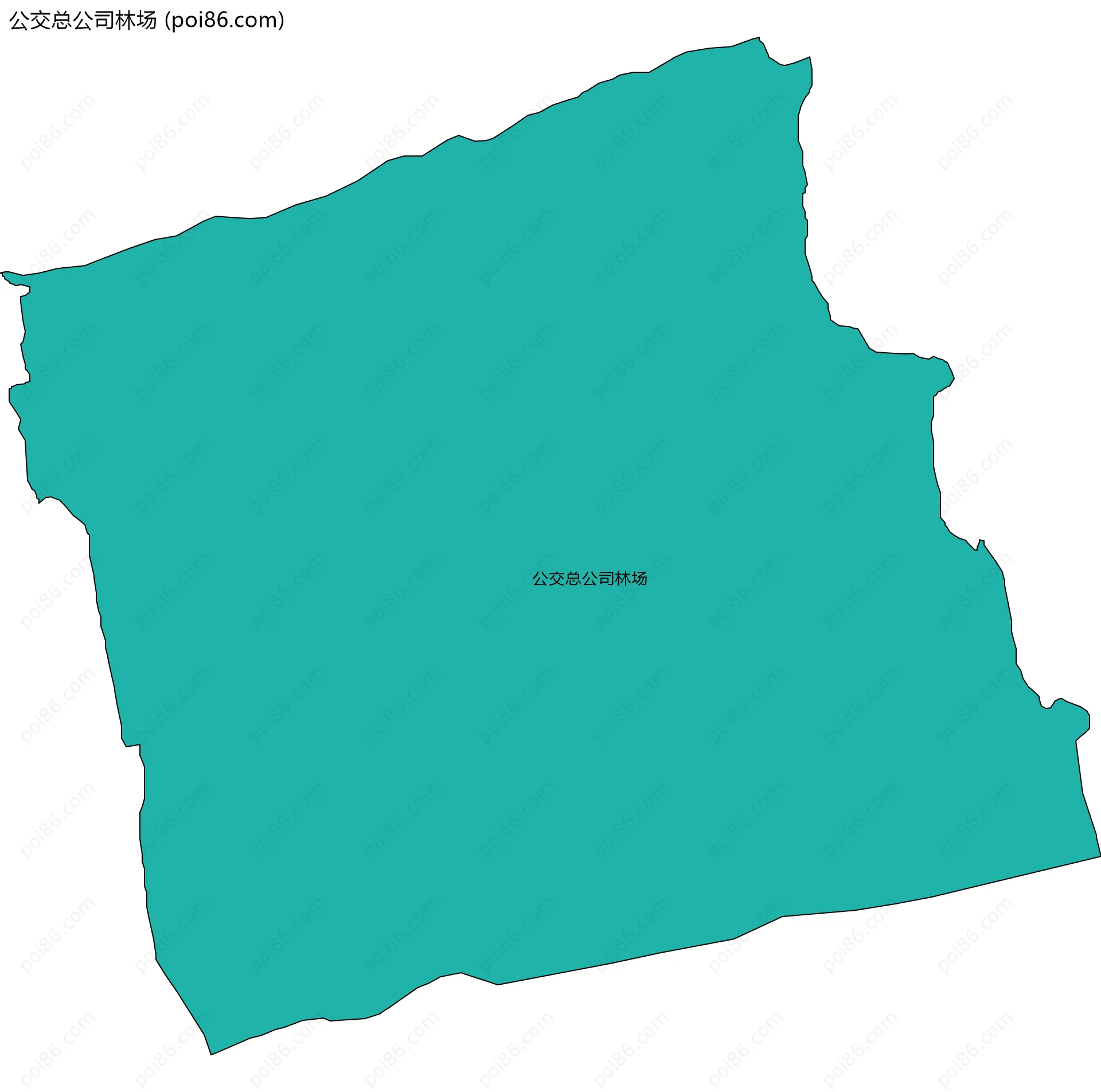 公交总公司林场边界地图