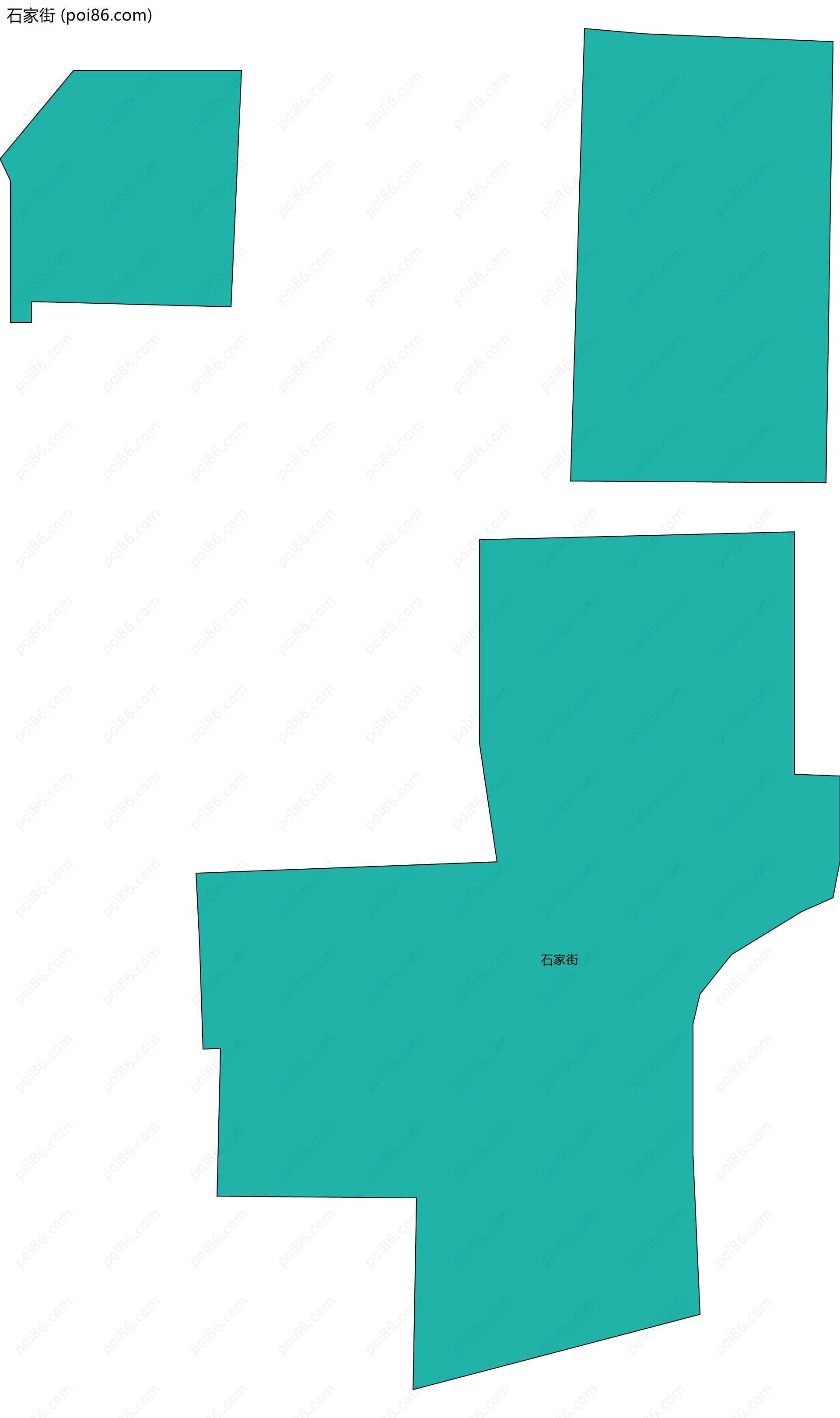 石家街边界地图