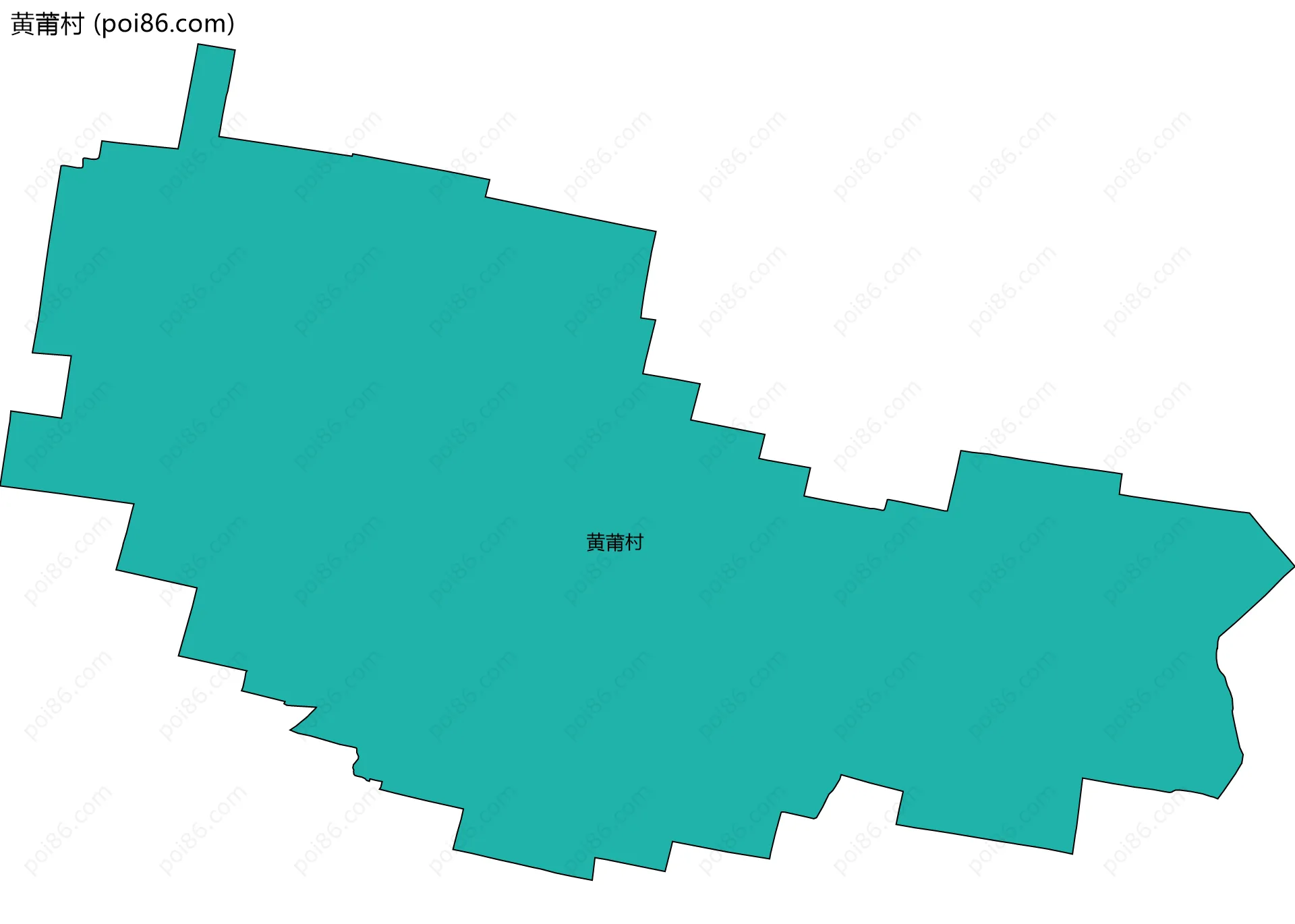 黄莆村边界地图