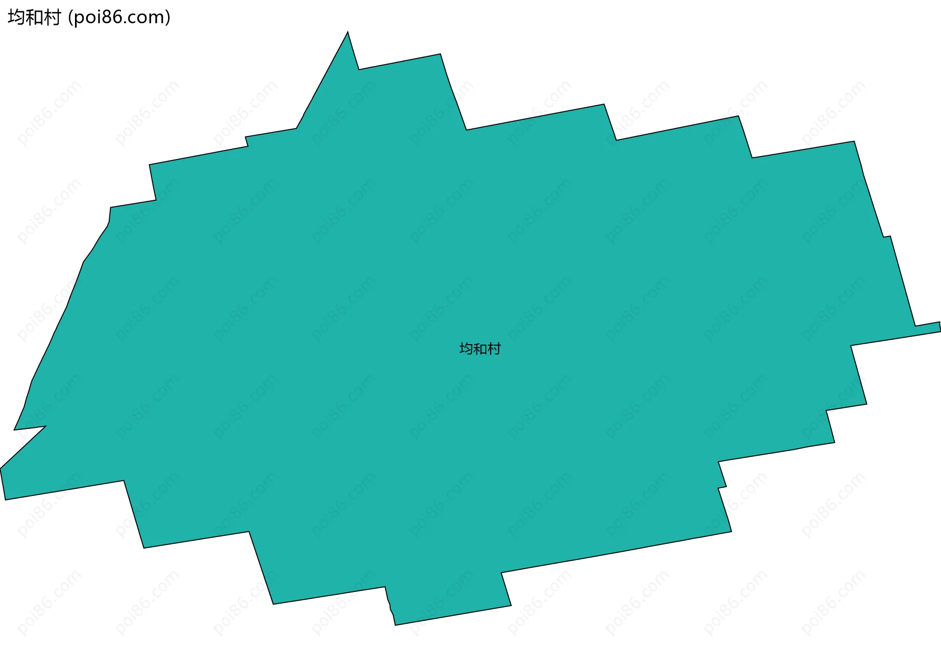均和村边界地图