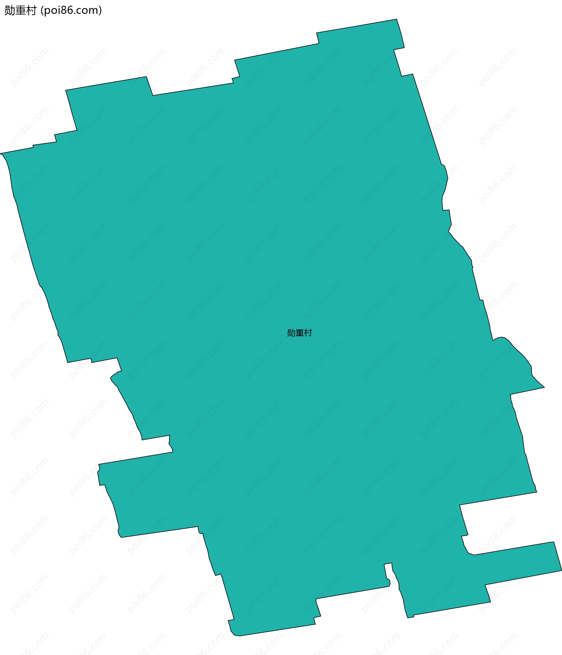 勋重村边界地图