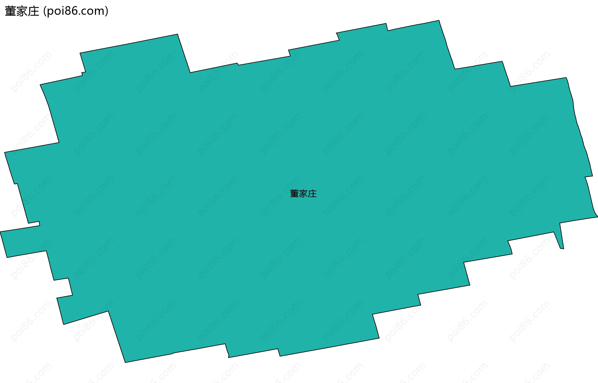 董家庄边界地图