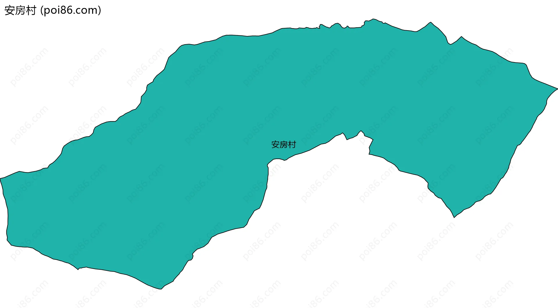 安房村边界地图