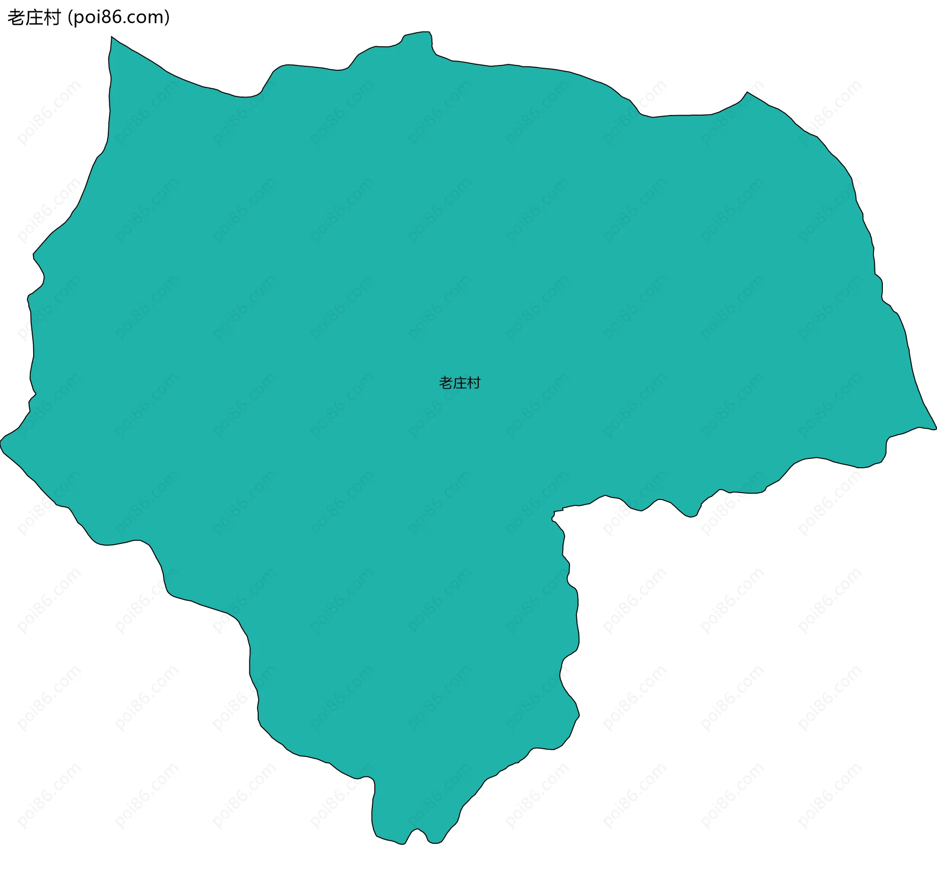 老庄村边界地图