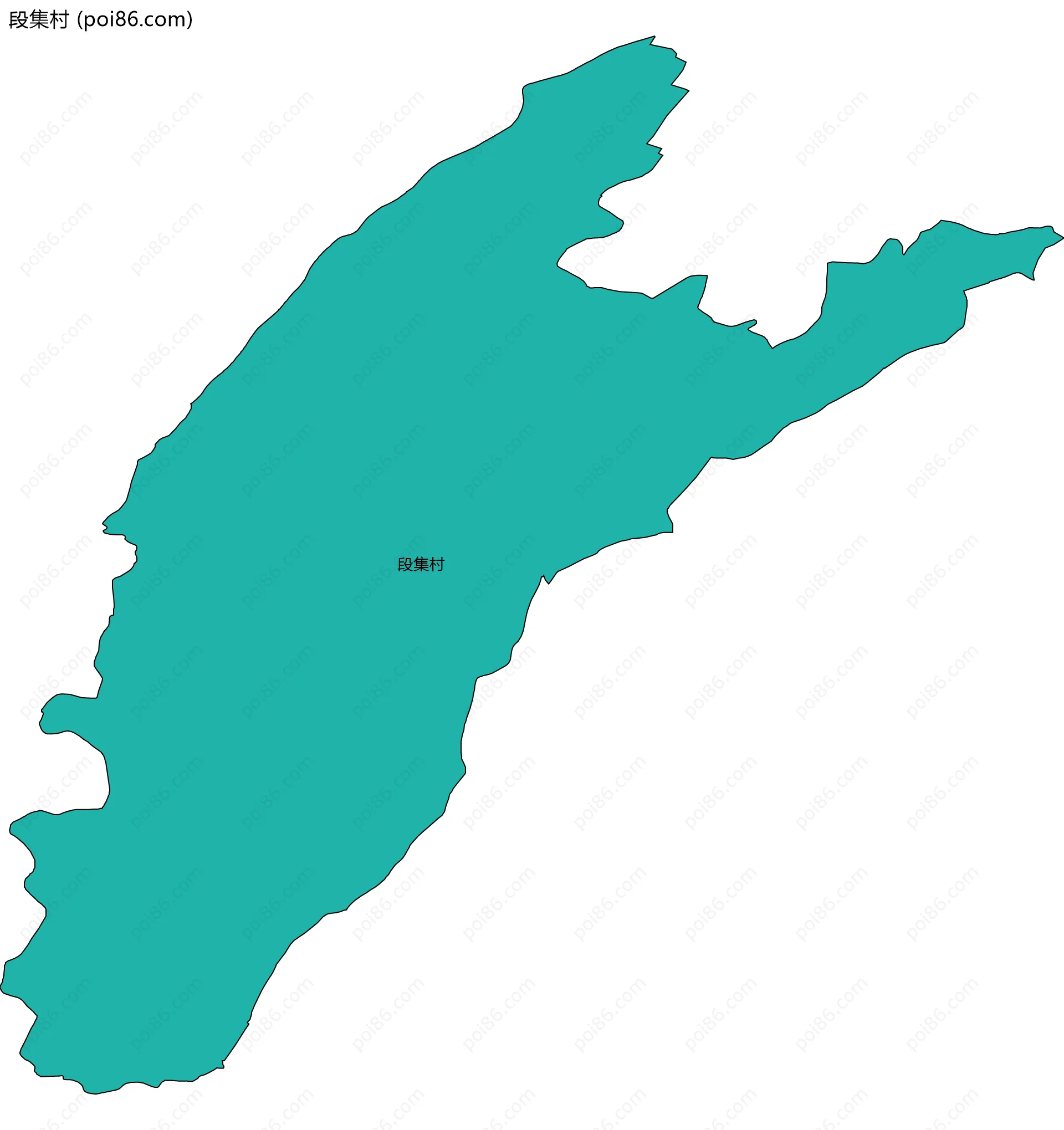 段集村边界地图