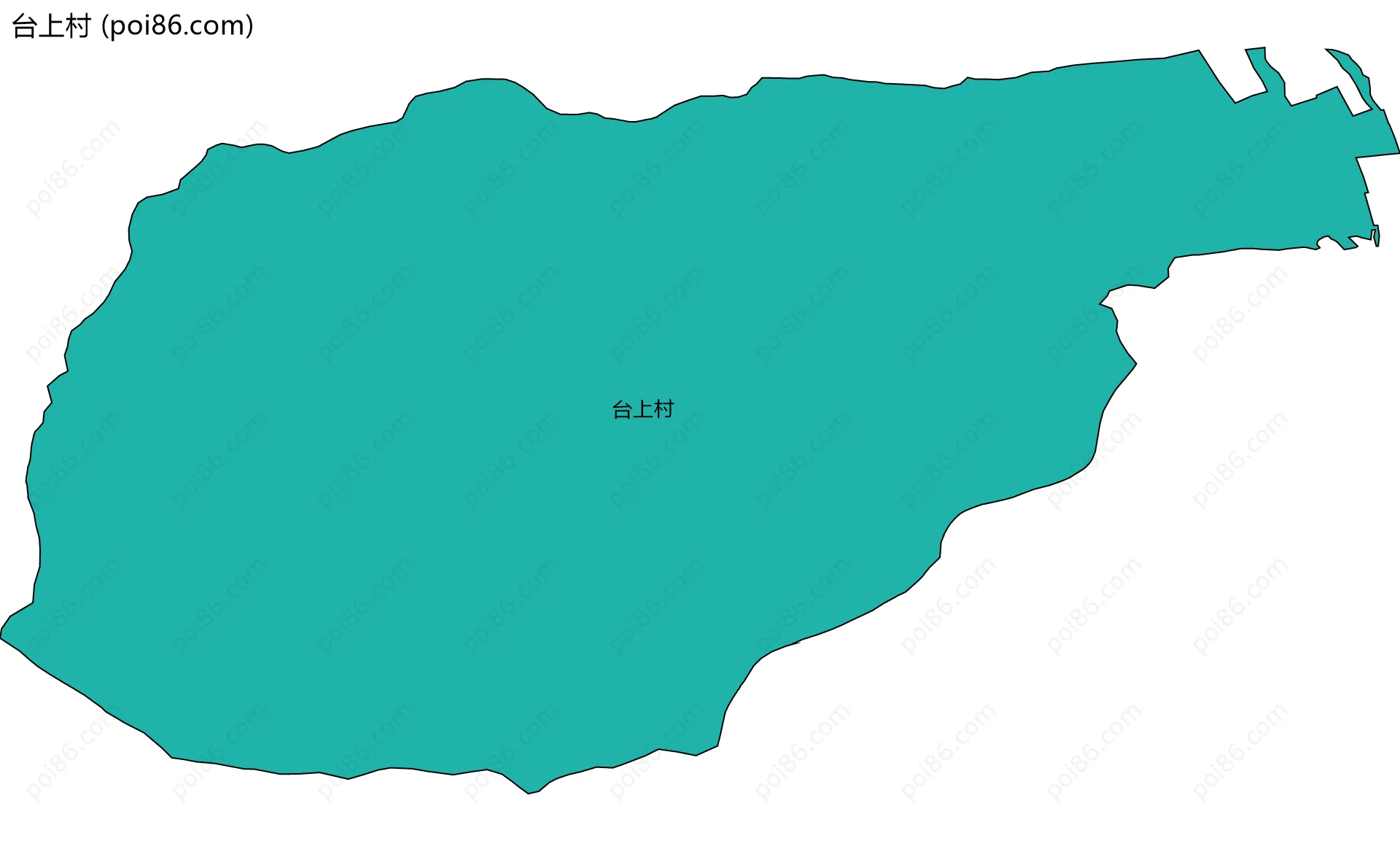 台上村边界地图