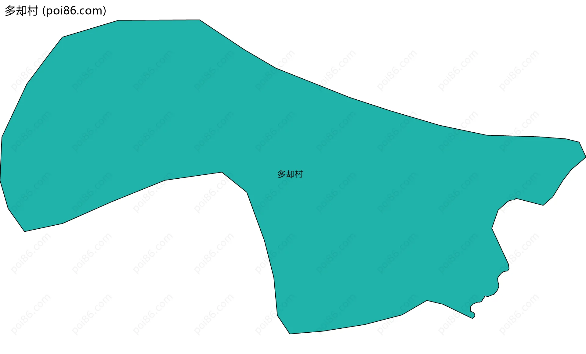 多却村边界地图