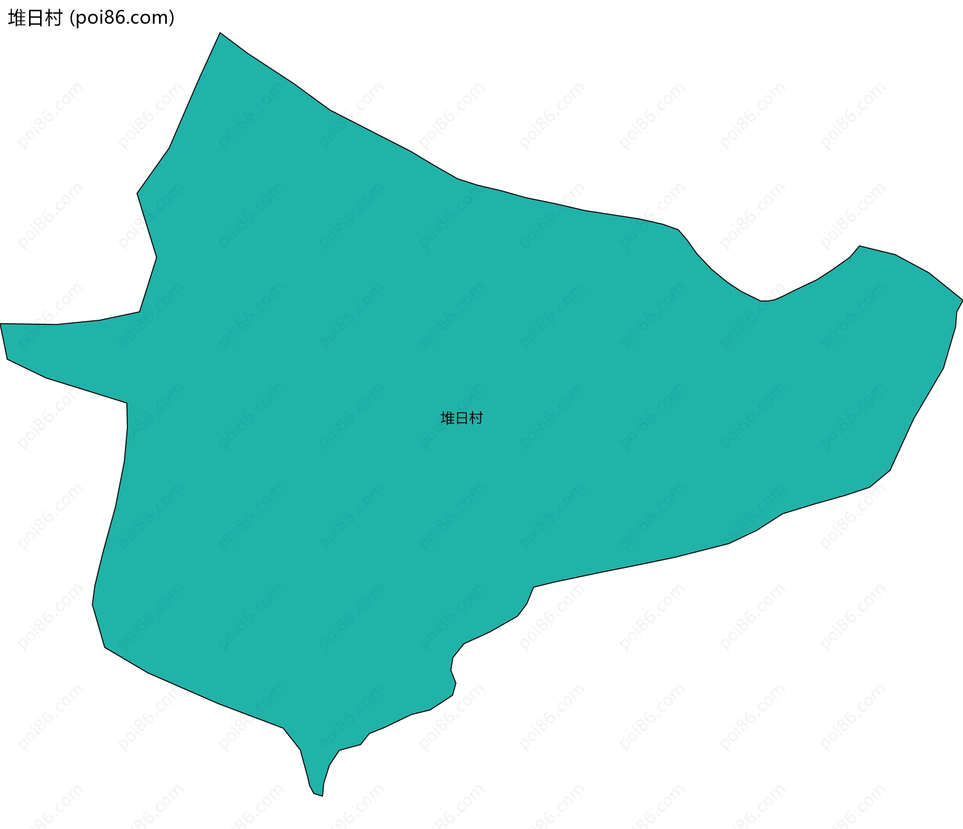 堆日村边界地图