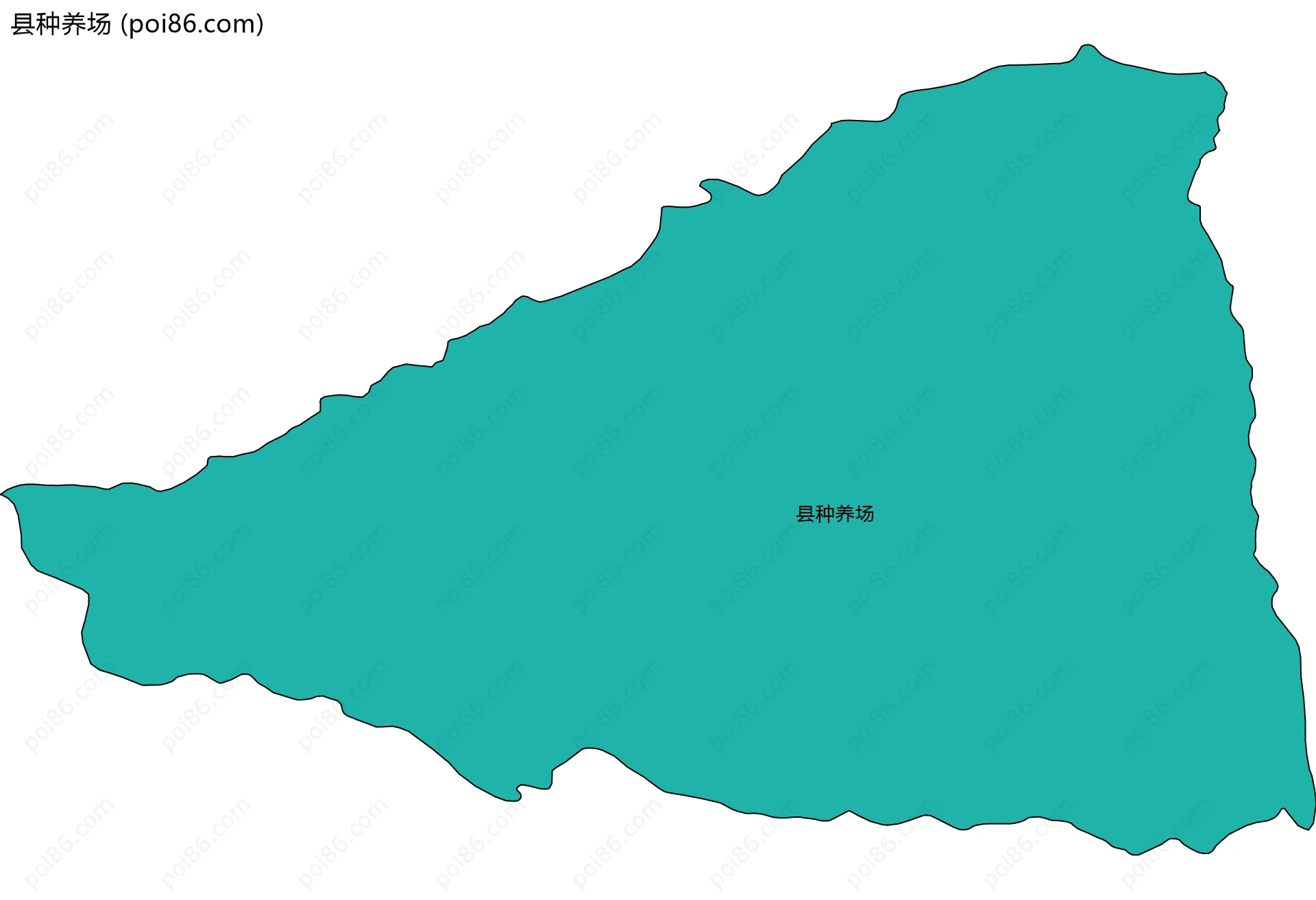 县种养场边界地图