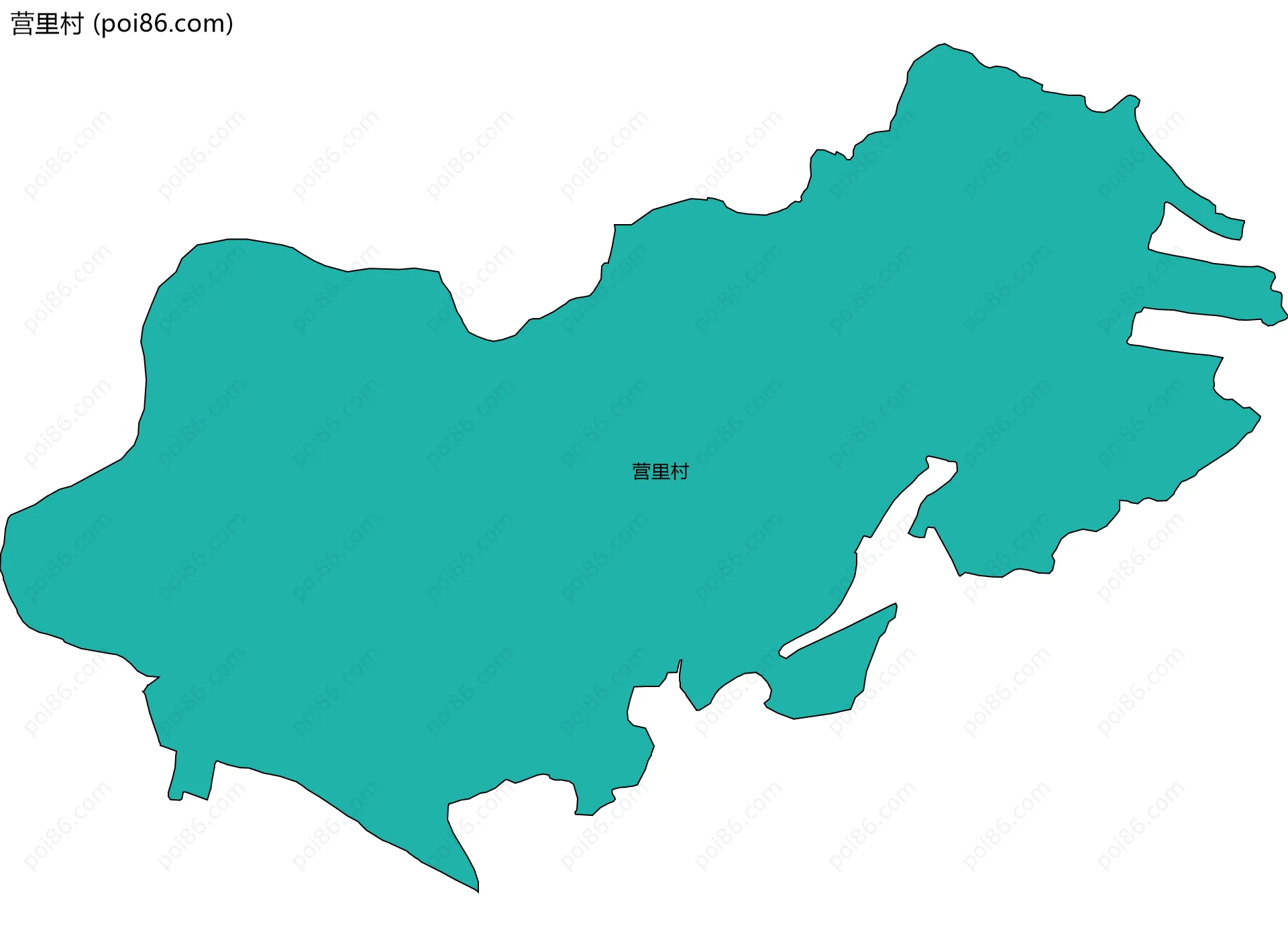 营里村边界地图