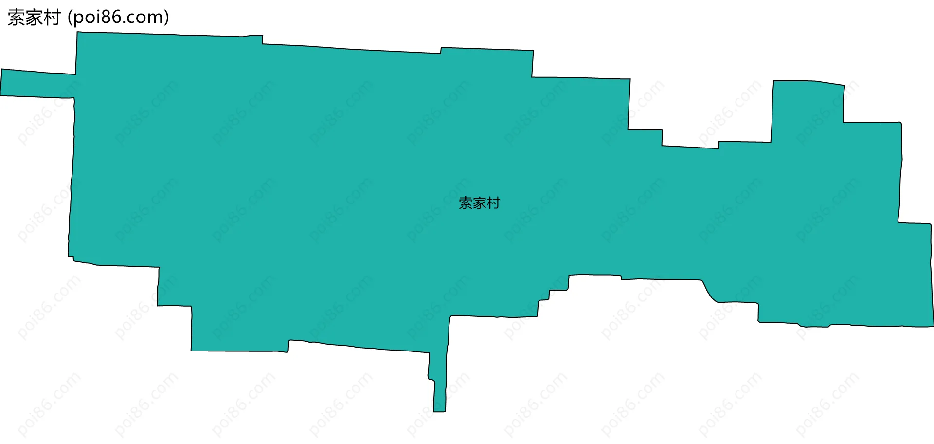 索家村边界地图